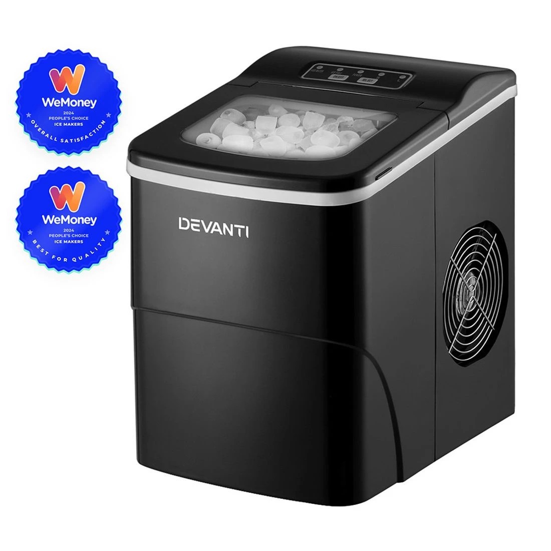 1 Devanti 12kg Ice Maker Machine
 - black, 1 of 8