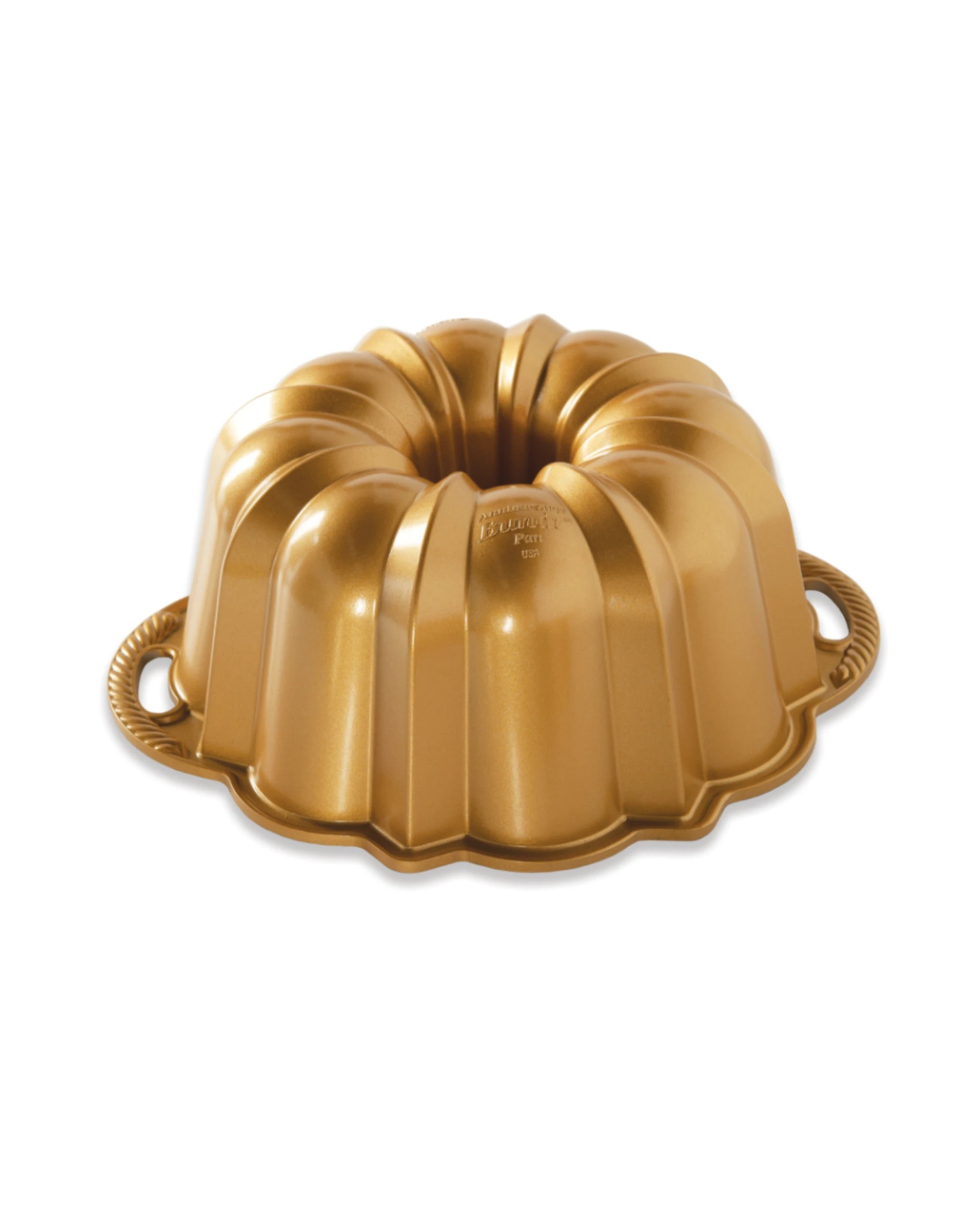 1 Nordic Ware Anniversary Bundt Pan - Gold, 1 of 3