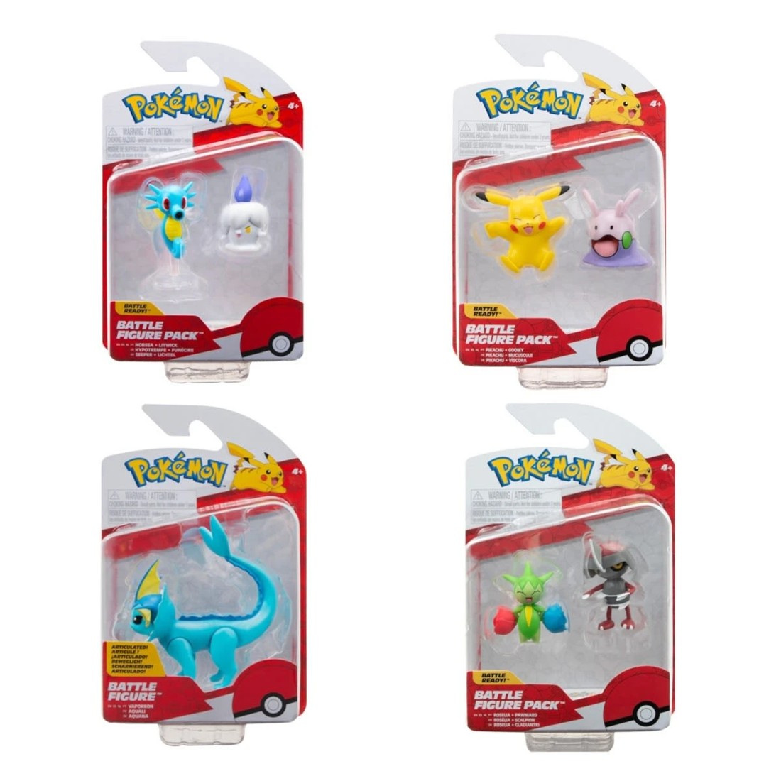 1 5cm and 8cm Pokemon Battle Figure Pack - Assorted, 1 of 7