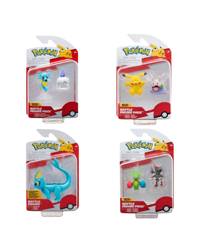 5cm and 8cm Pokemon Battle Figure Pack - Asso