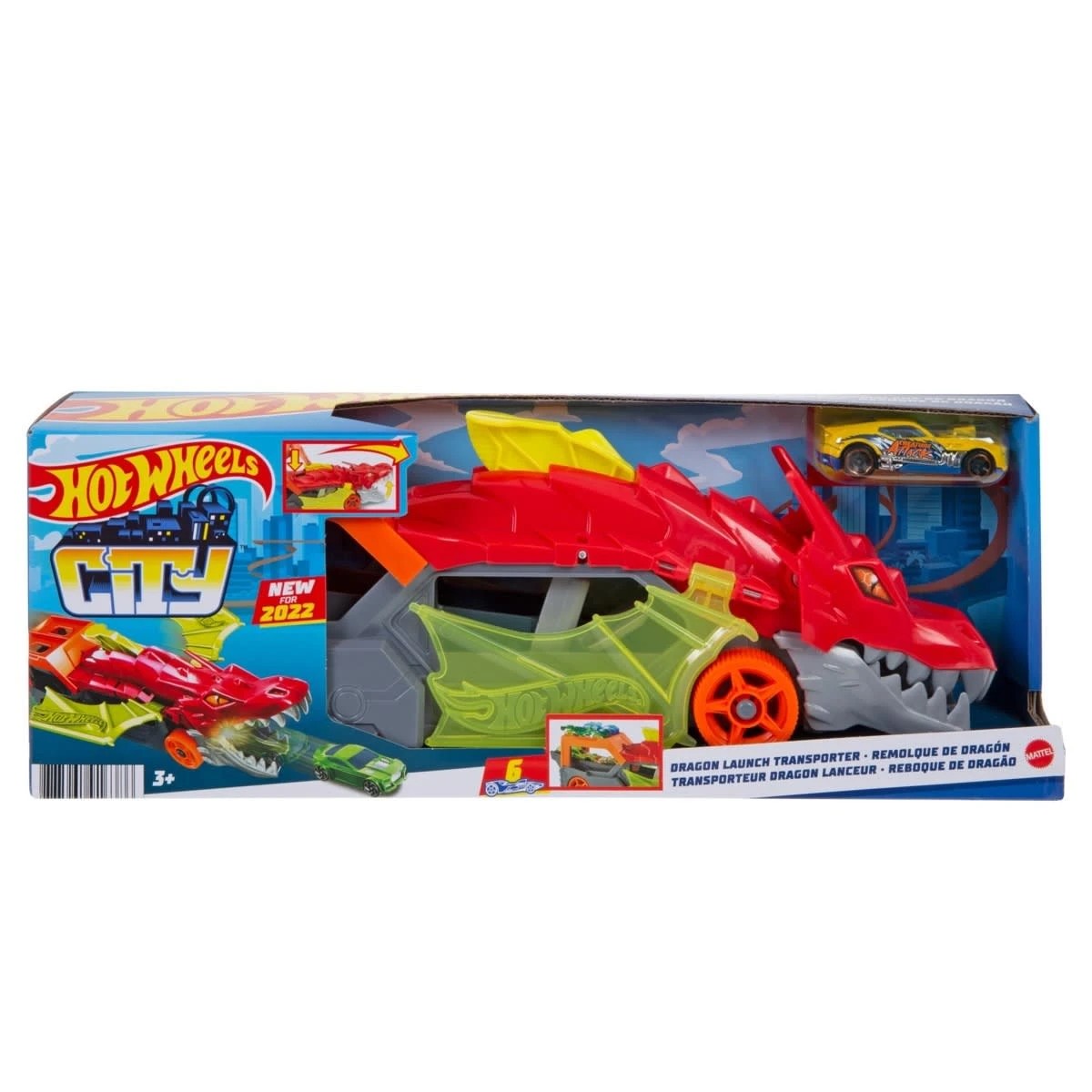1 Hot Wheels Dragon Launch Transporter, 1 of 8