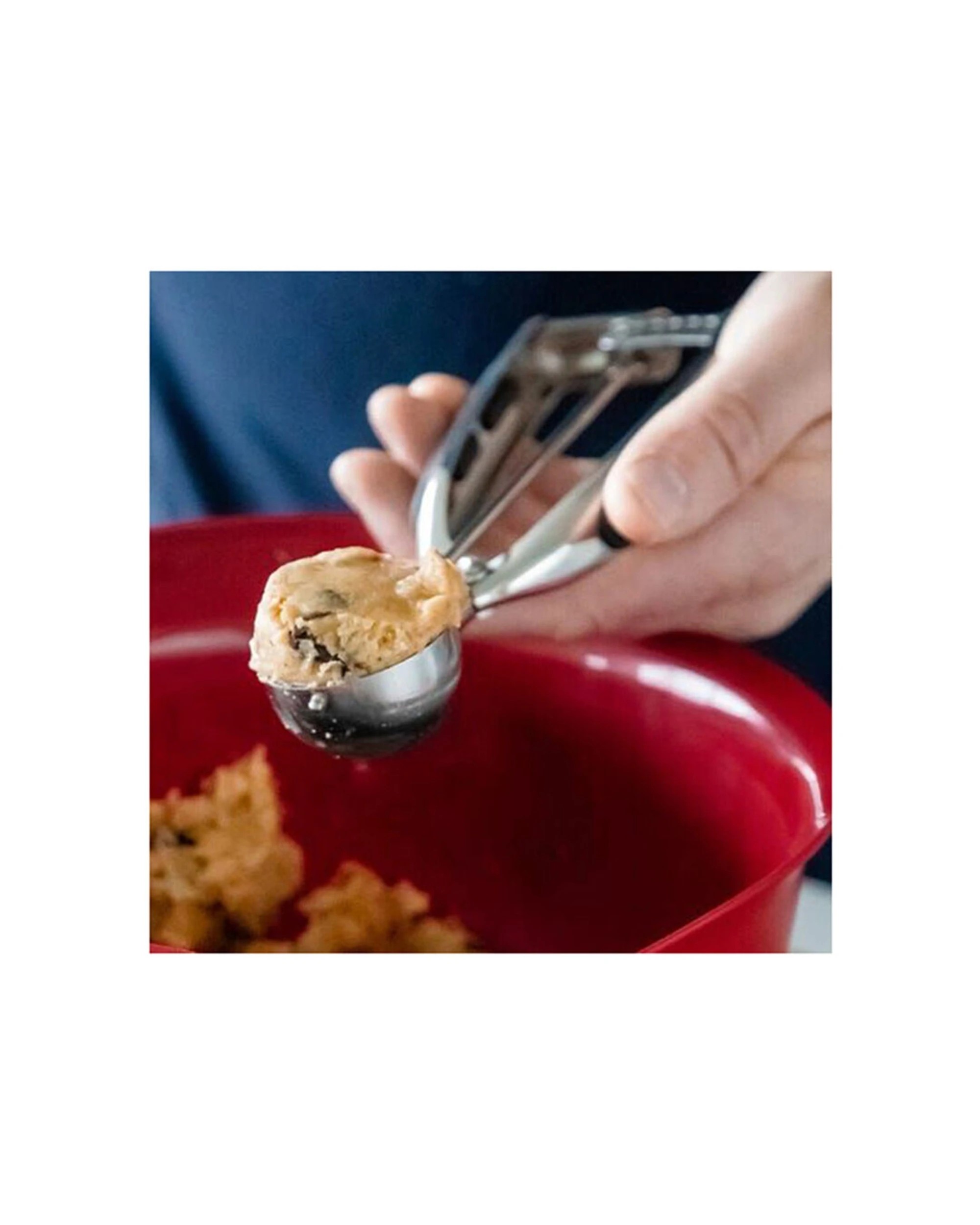 6 KitchenAid 2PK Universal Ice Dessert Scooper Soft Grip Spring Release, 6 of 6