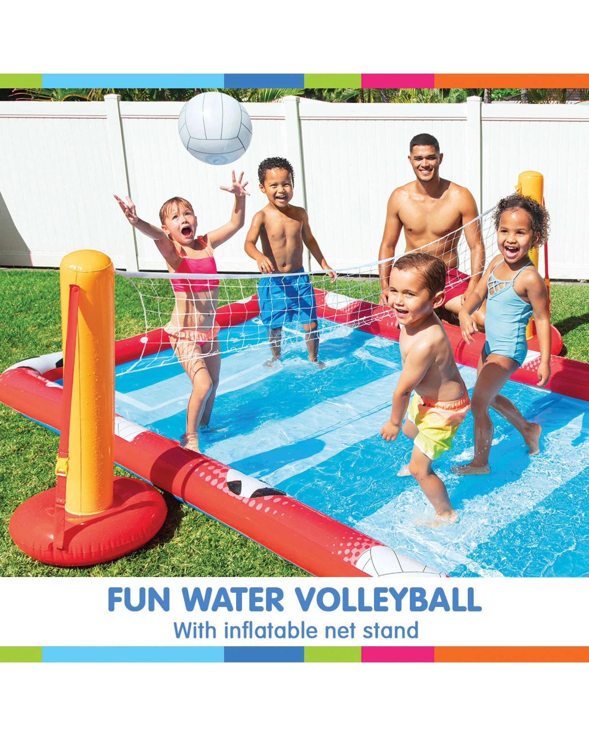 2 Intex 57147np Action Sports Play Centre Soccer Volleyball Baseball, 2 of 7