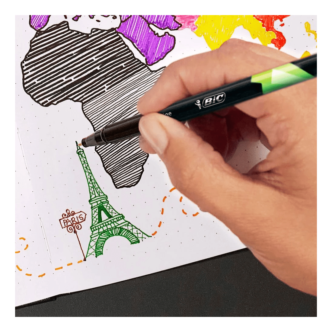 6 Bic Intensity Fineliners Assorted 8 Pack, 6 of 7