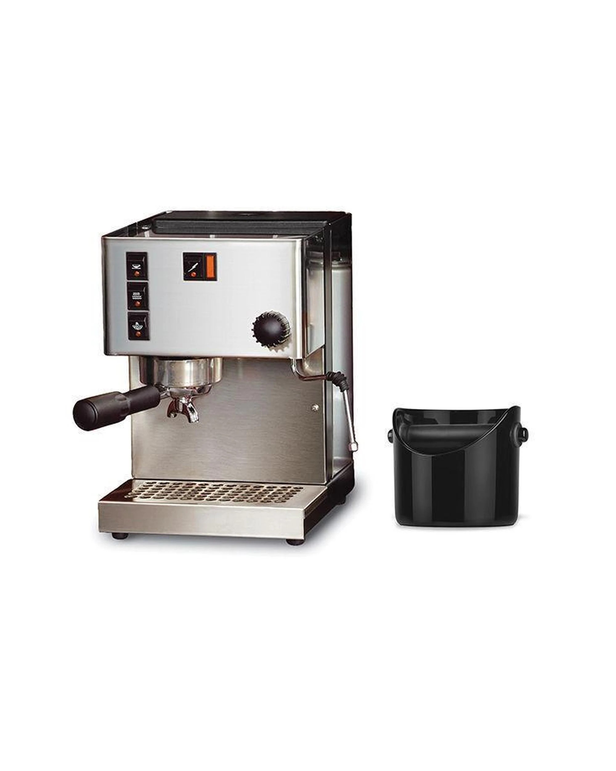 2 Grindenstein 85% Big Larger Coffee Knock Box Grinds Tamper Waste Bin - Black, 2 of 2