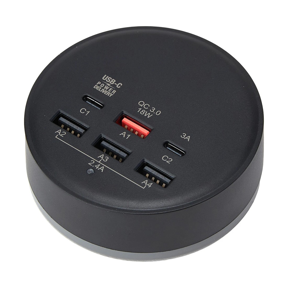 1 45W Wall Charger 6 Port USB and USB-C, 1 of 8