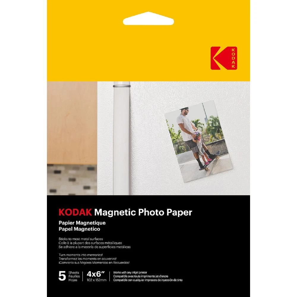 1 Kodak 6 x 4" Magnetic Photo Paper 650gsm 5 Pack, 1 of 1