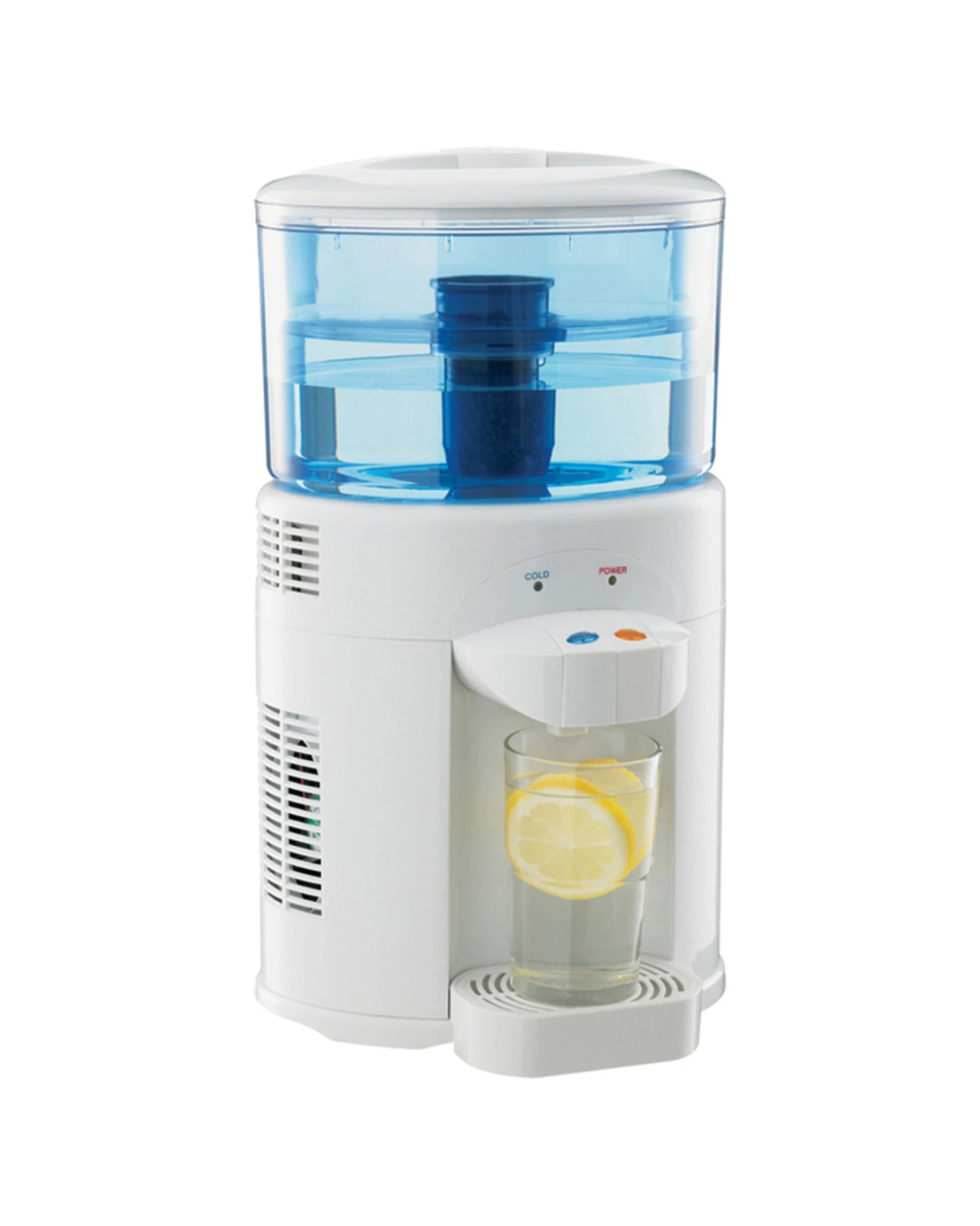 6 Lenoxx 5l Bench Top Water Cooler Filter Dispenser Chiller Cooling Cold Dual Tap - White, 6 of 7