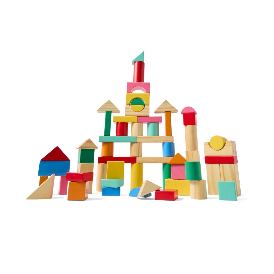 1 Wooden Blocks with Shape Sorting Lid, 1 of 10