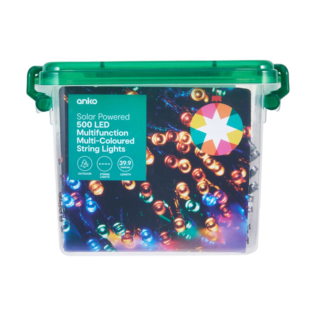 5 Solar Powered 500 LED Multifunction Multi-Coloured String Lights, 5 of 6