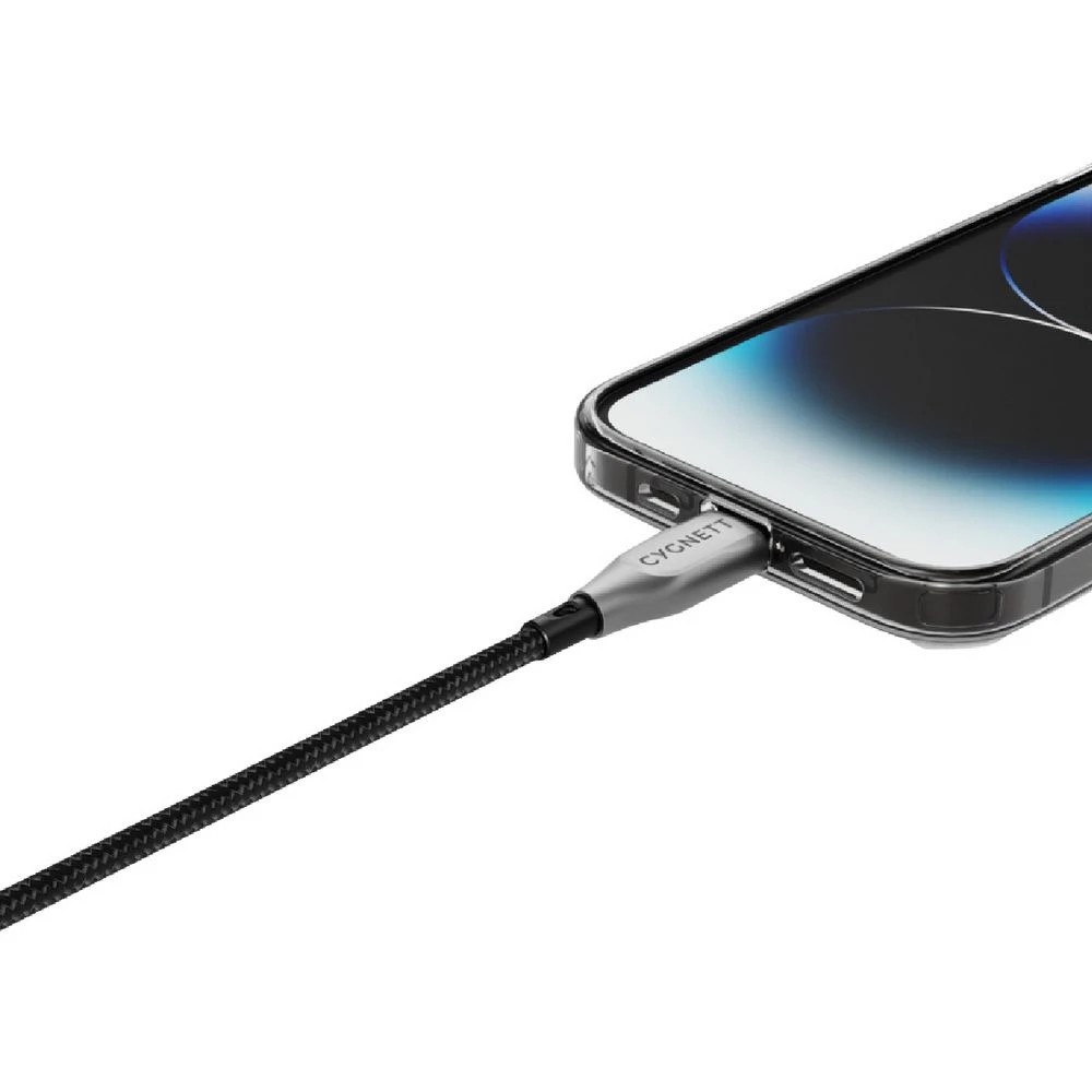 3 Cygnett Armoured Lightning to USB-A Cable 1m Black, 3 of 3