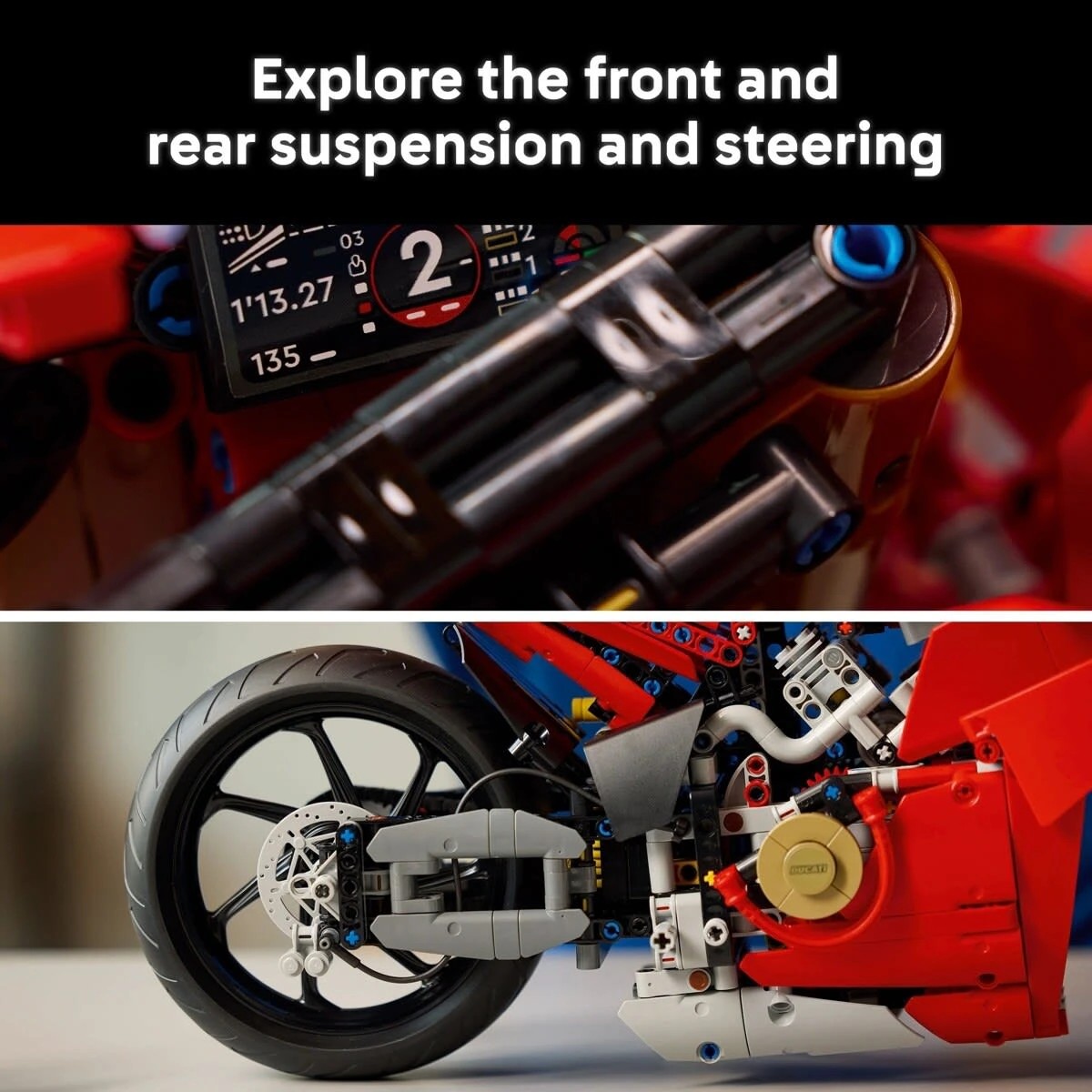 6 LEGO Technic Ducati Panigale V4 S Motorcycle 42202, 6 of 11