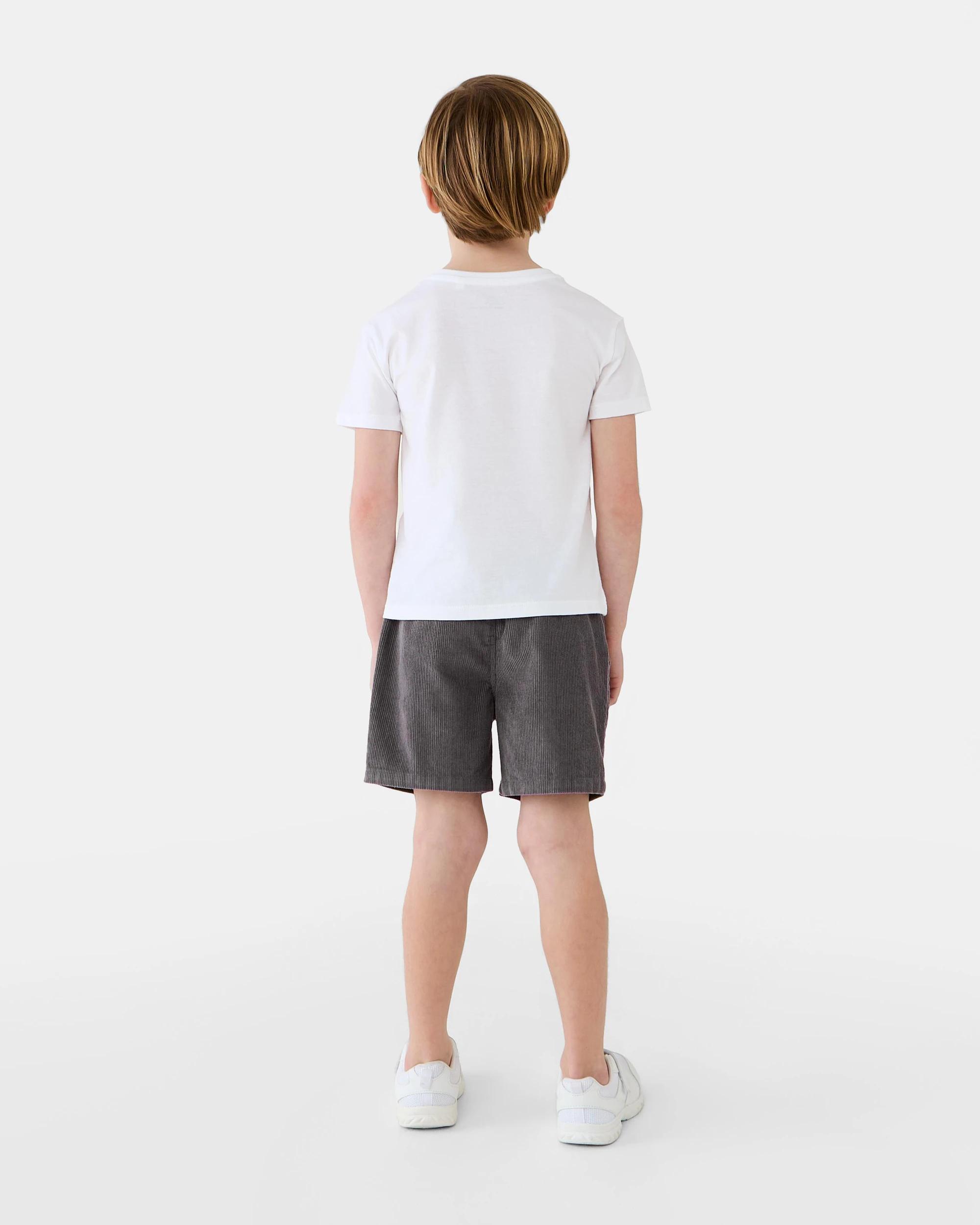 6 Corduroy Shorts Gry Castle, 6 of 6