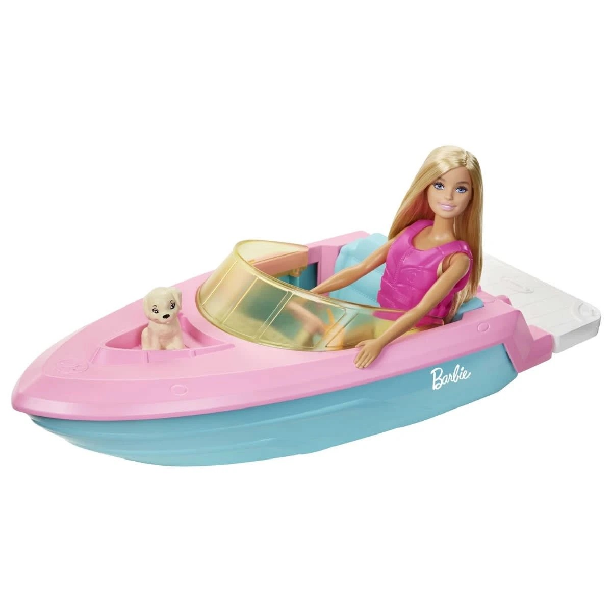 3 Barbie Doll and Boat with Puppy and Accessories, 3 of 6