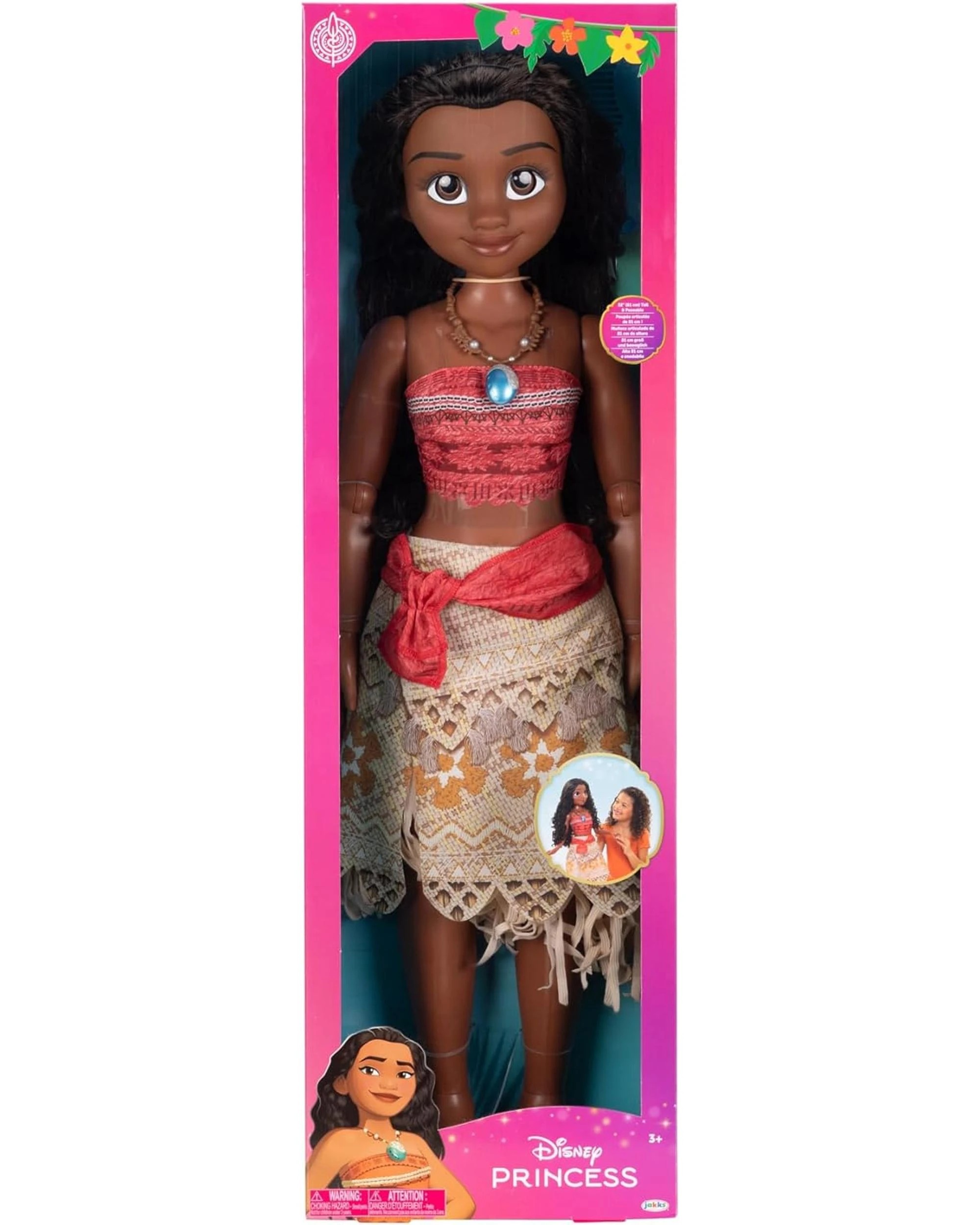 1 Disney Princess Doll 32 inch Playdate Moana Doll, 1 of 8