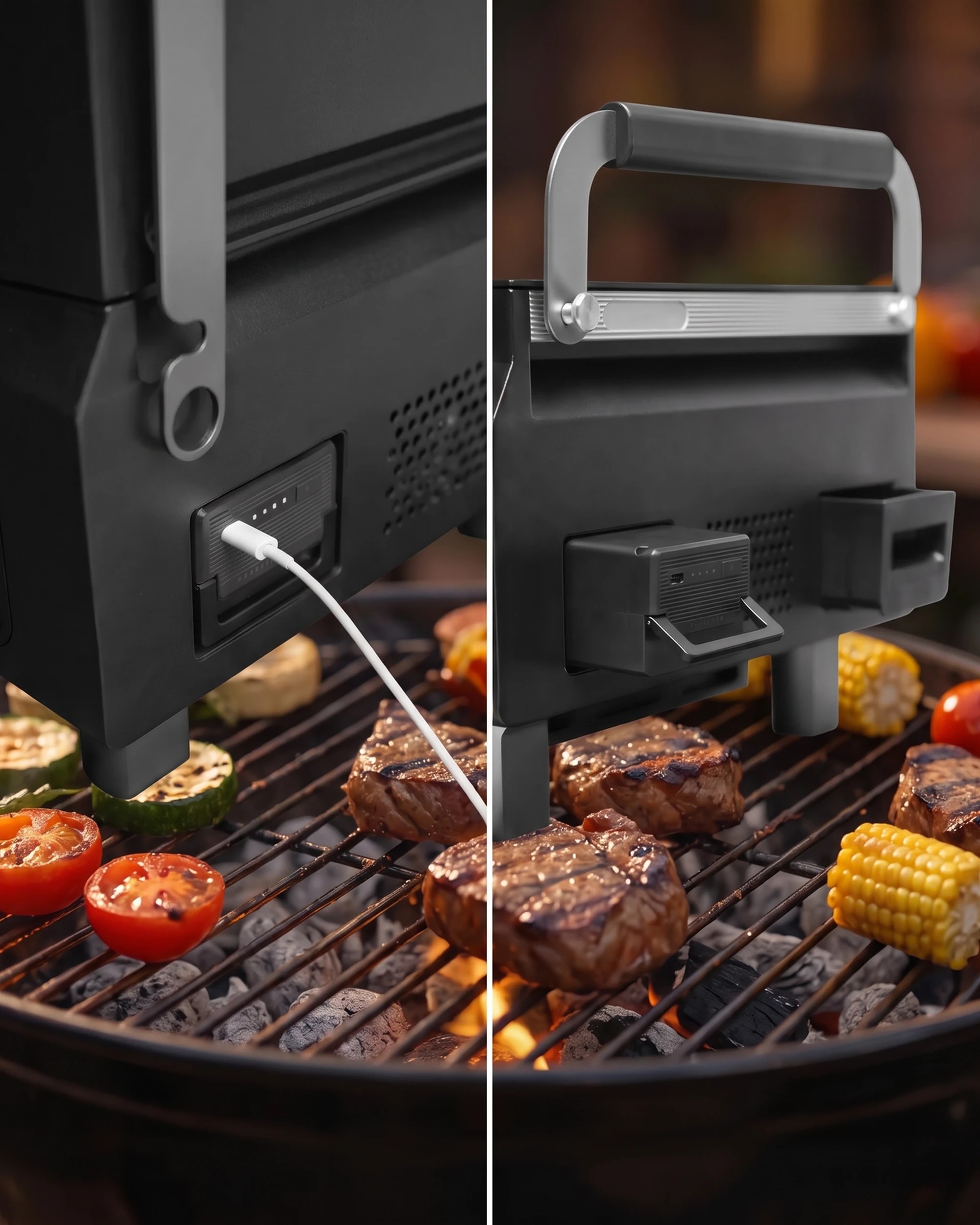 4 ASMOKE Essential Portable Wood Pellet Grill & Smart Smoker with Built in Screen, 4 of 10