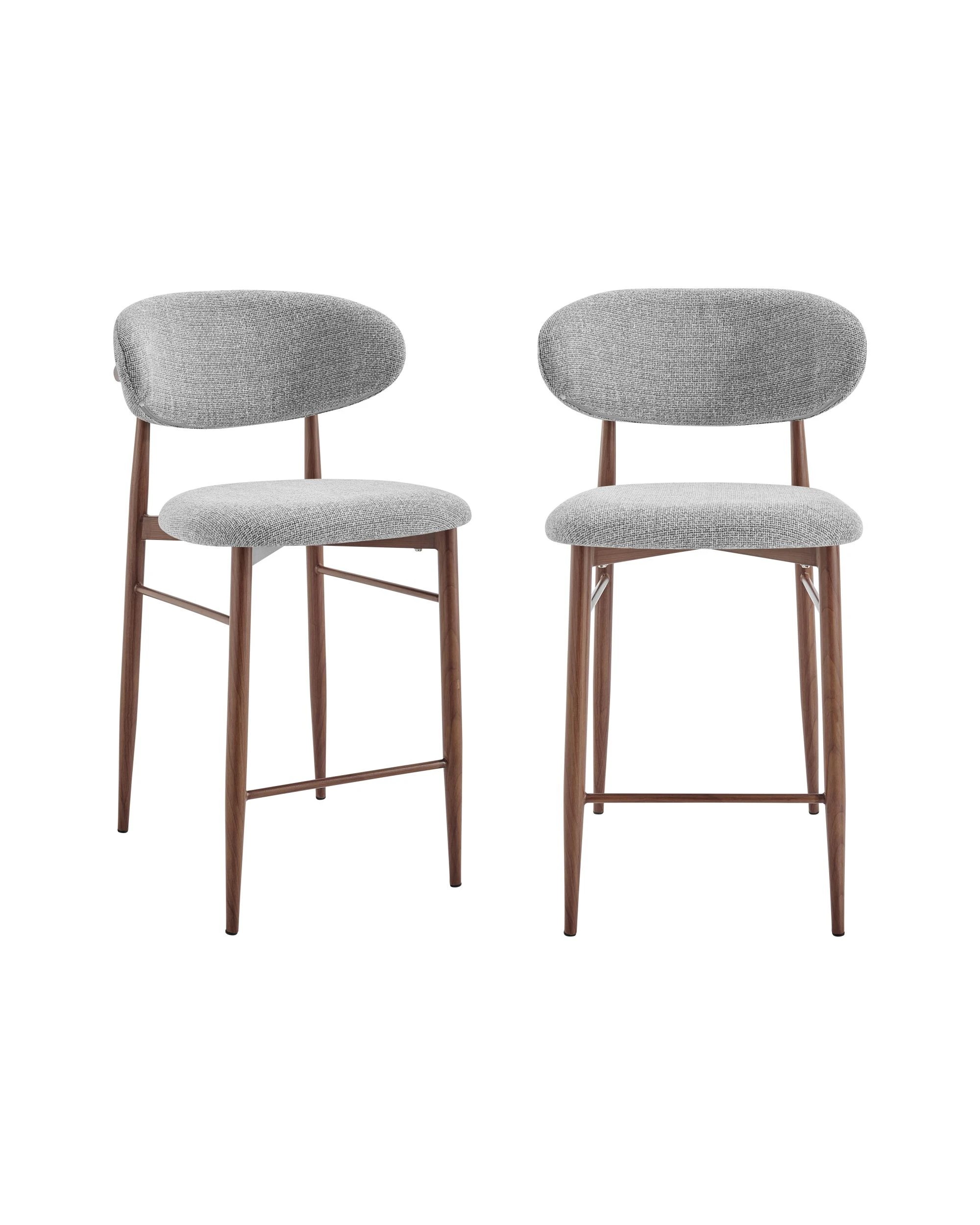 1 Kodu High Stools Pair (Set of 2) - Grey, 1 of 9