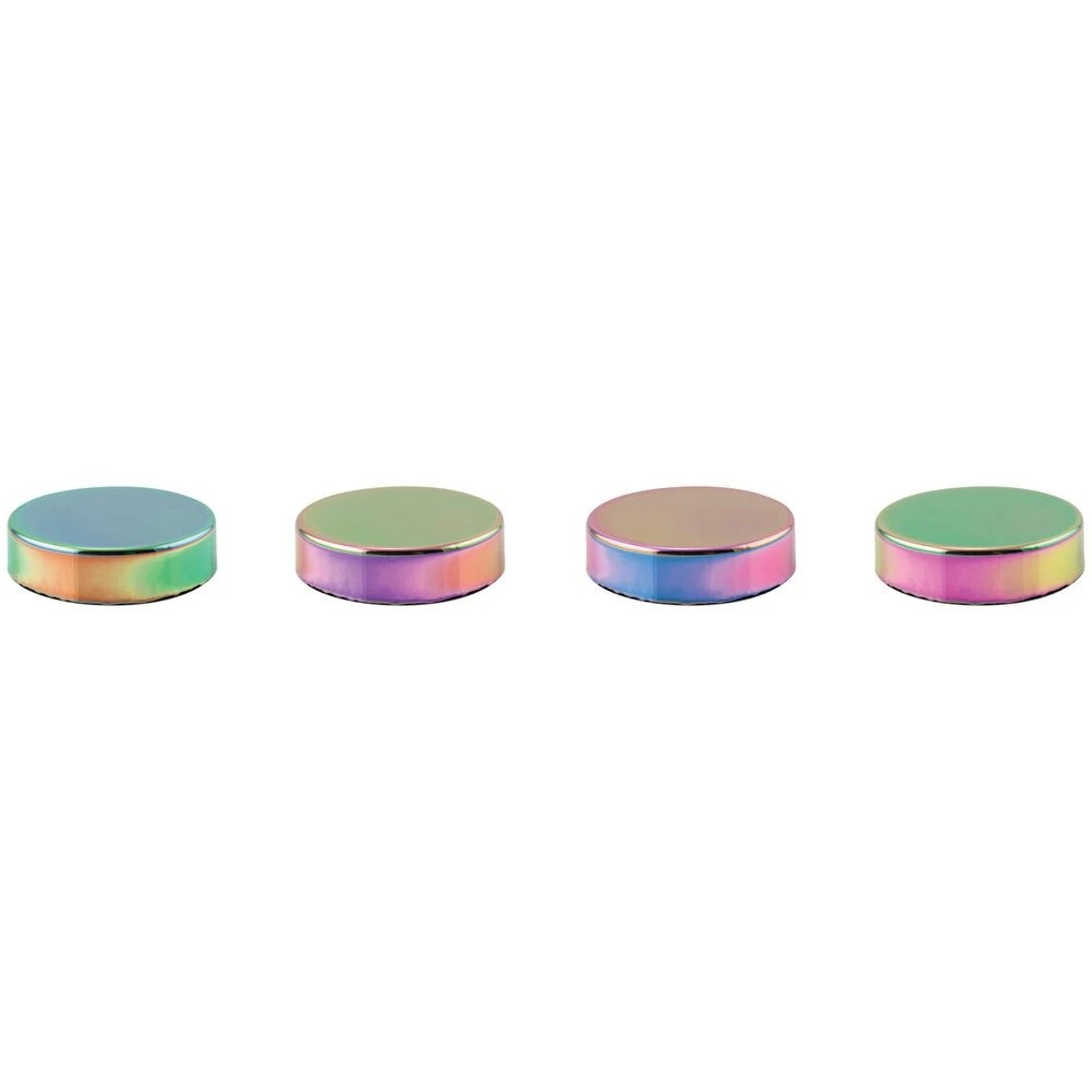 2 Three By Three Snap! Super Strong Magnets Iridescent 4 Pack, 2 of 3