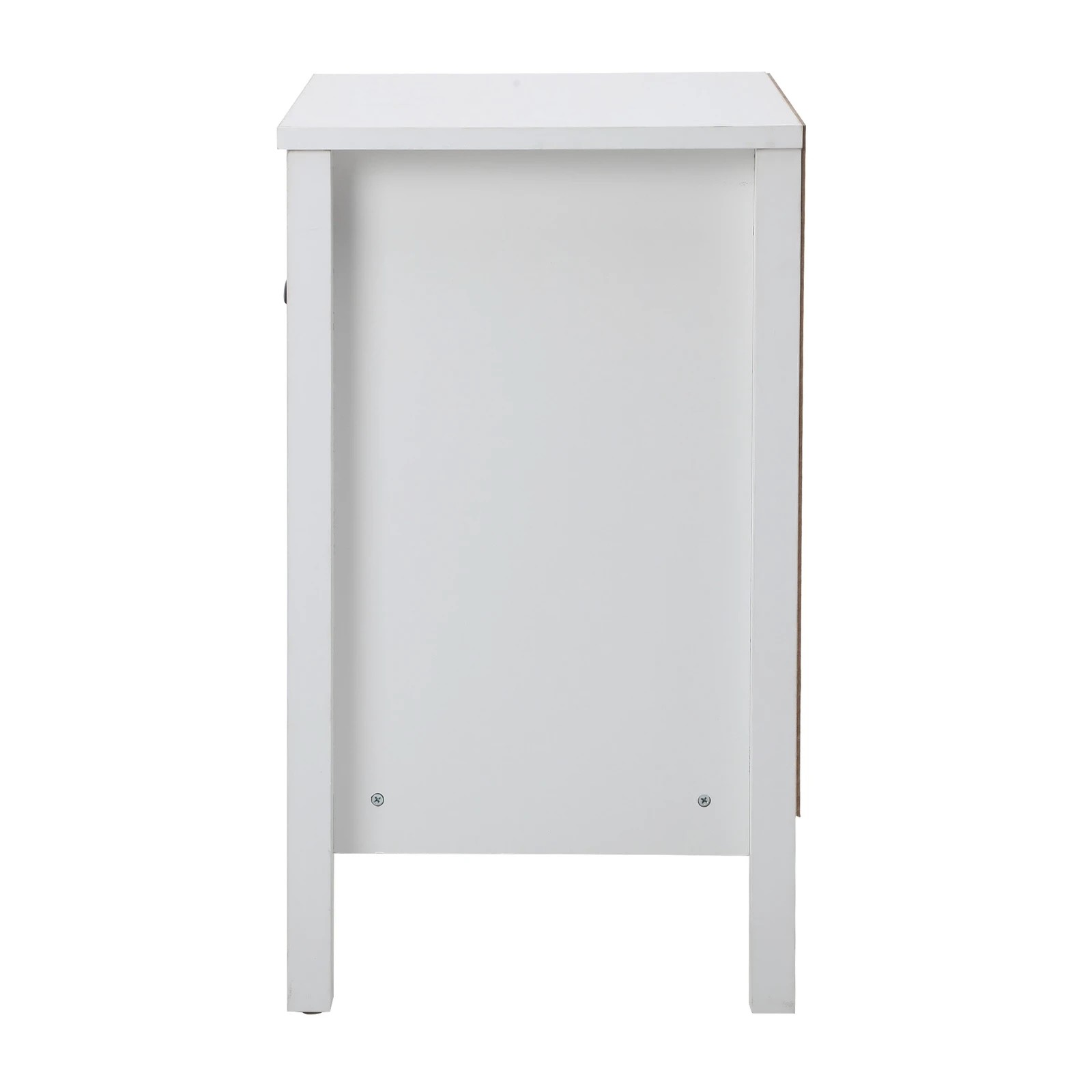 9 Oikiture Bedside Table 2 Drawers Side Tables Nightstand Vintage
 - White, 9 of 10