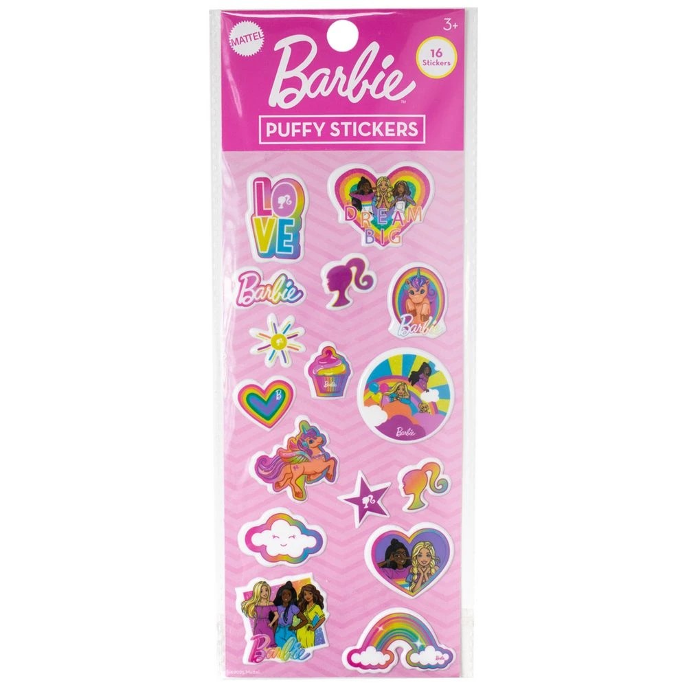 1 Puffy Stickers Barbie, 1 of 2