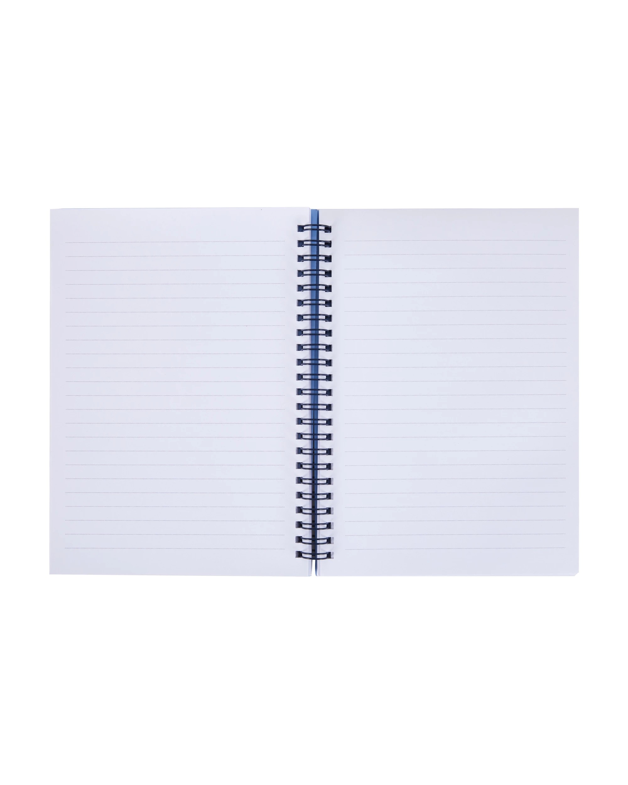 2 A5 Notebook Spiral Colour Blue 80gsm 160 Pages, 2 of 4