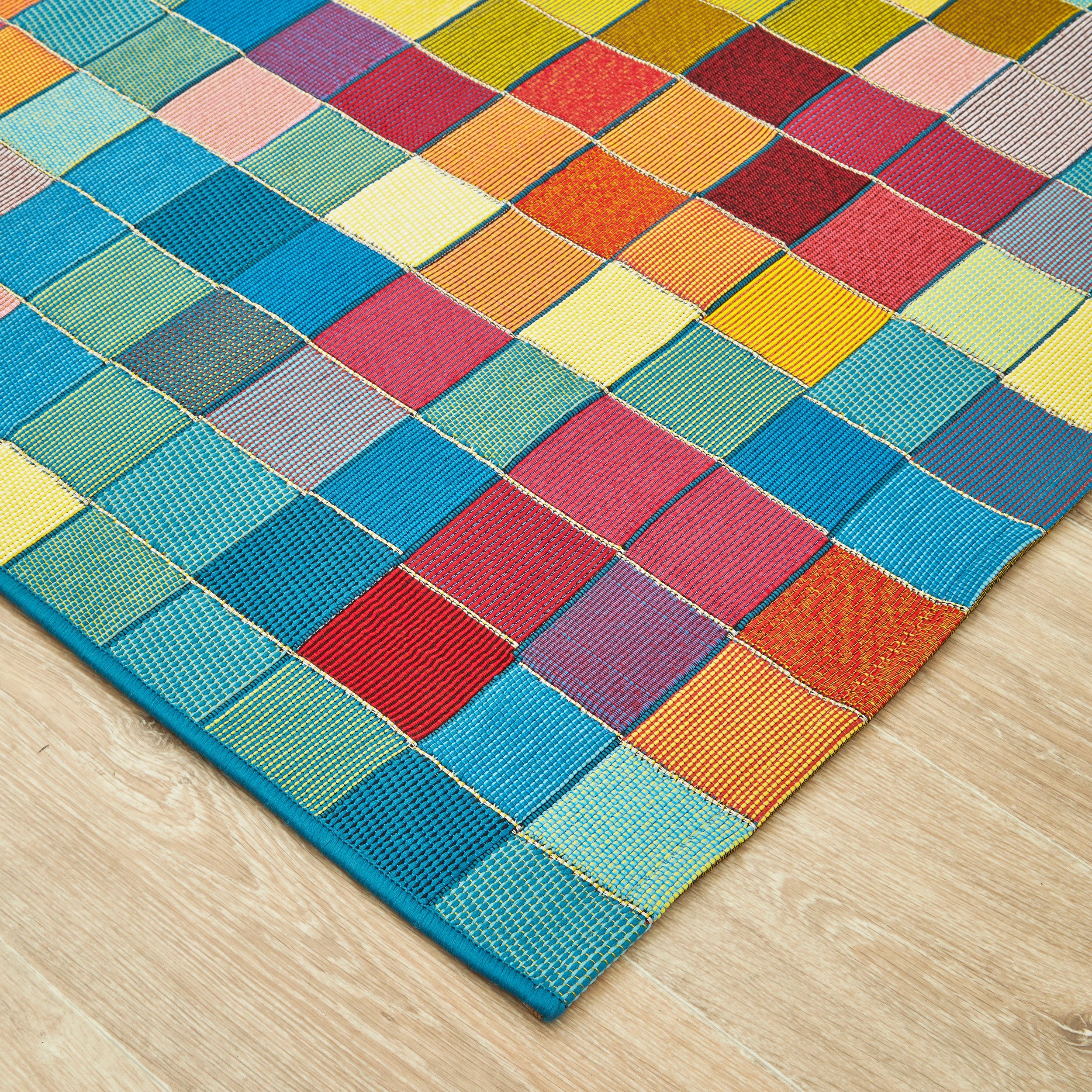 3 Common Ground Rugs Horizon Pixel 230x160cm - Medium Outdoor Rug - Multi, 3 of 7