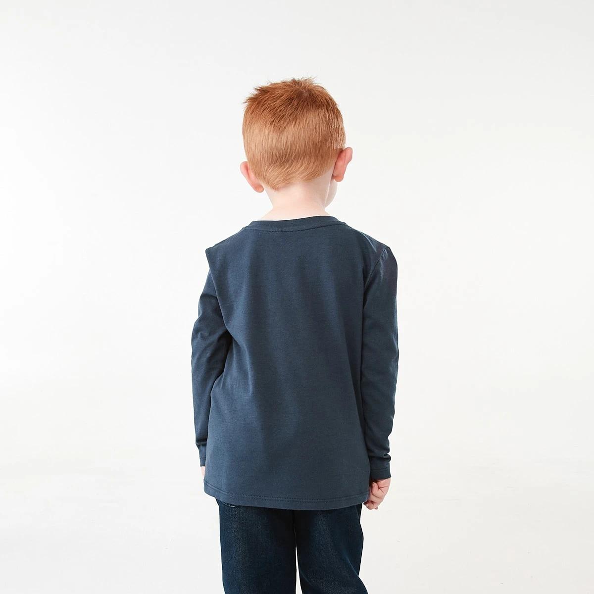 2 Long Sleeve Print T-shirt Harb Navy, 2 of 8