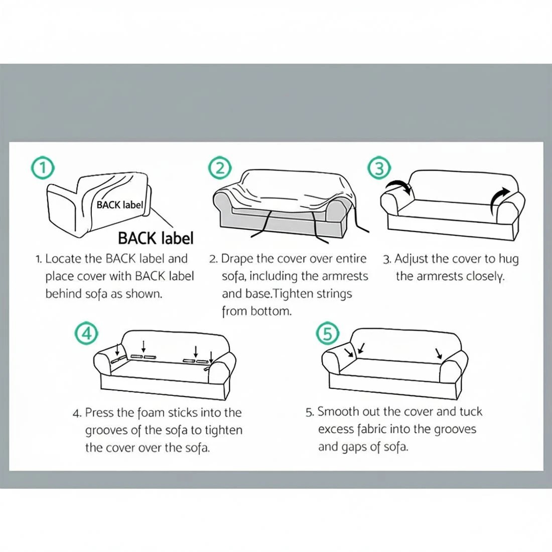 5 Artiss Sofa Cover Couch Covers 4 Seater Velvet Sapphire - Blue, 5 of 5