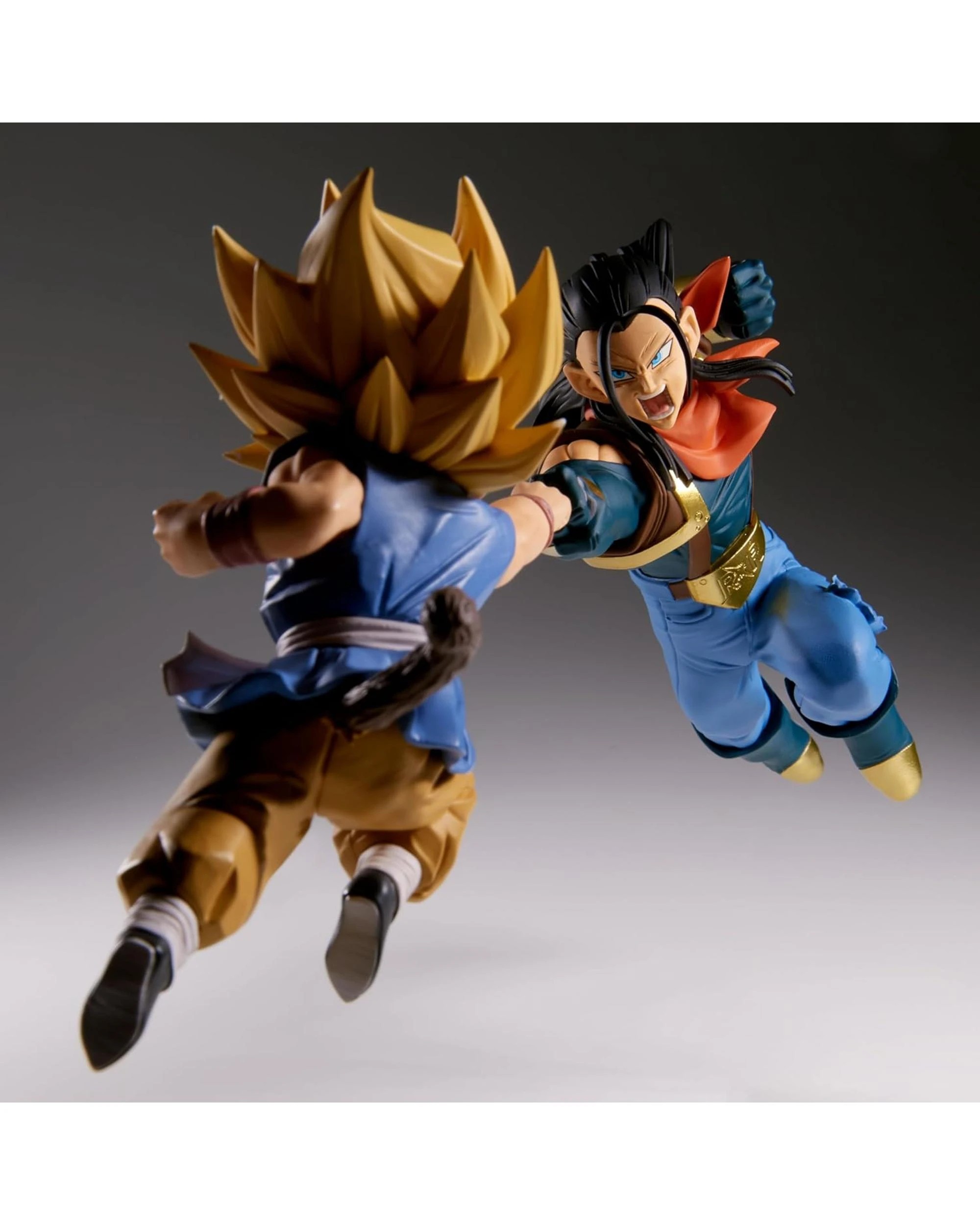 4 Banpresto Dragon Ball Z Match Makers Super 17 - vs Super Saiyan Son Goku -  Figure, 4 of 5