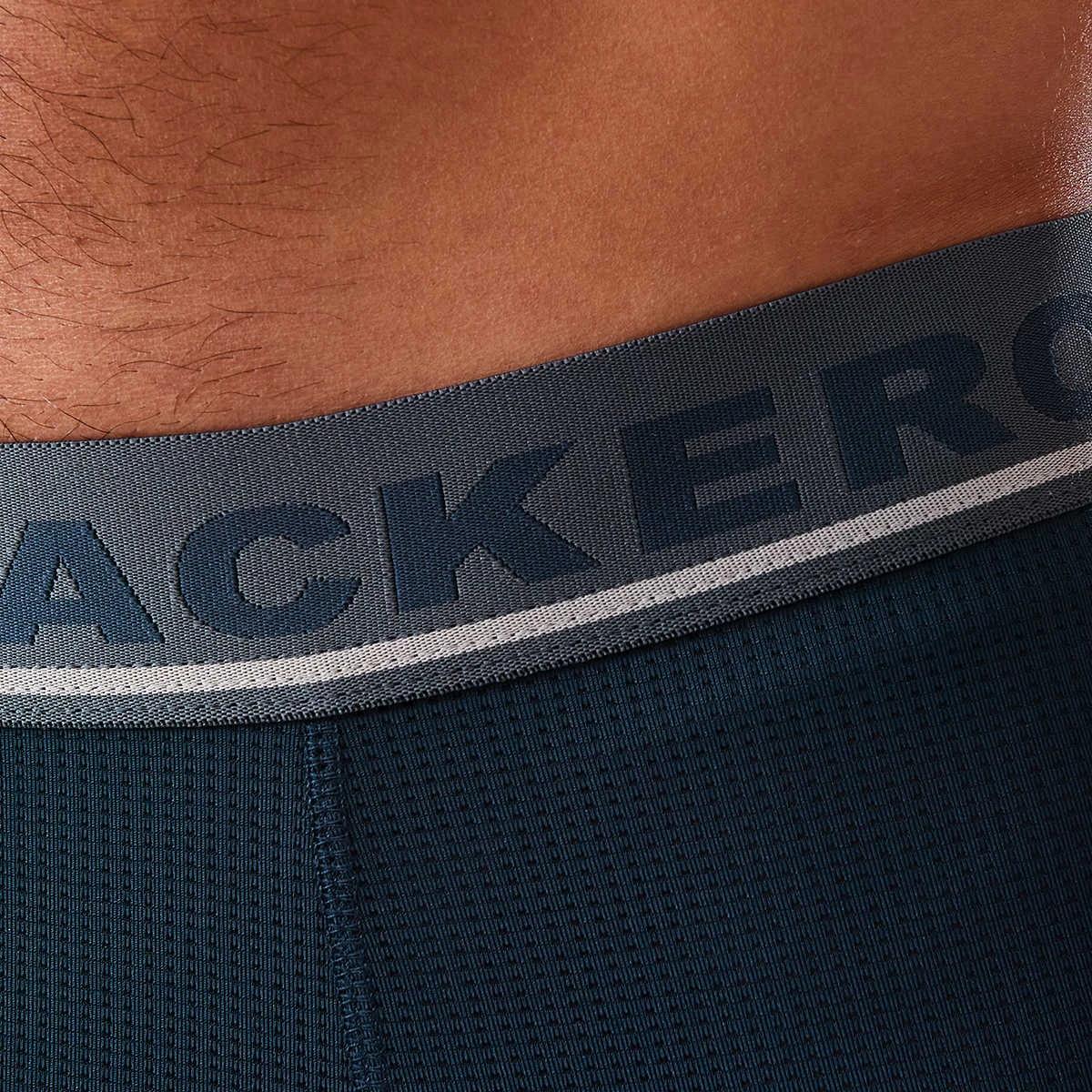7 3 Pack Jackeroo Mid Length Mesh Trunks NAVY, 7 of 8