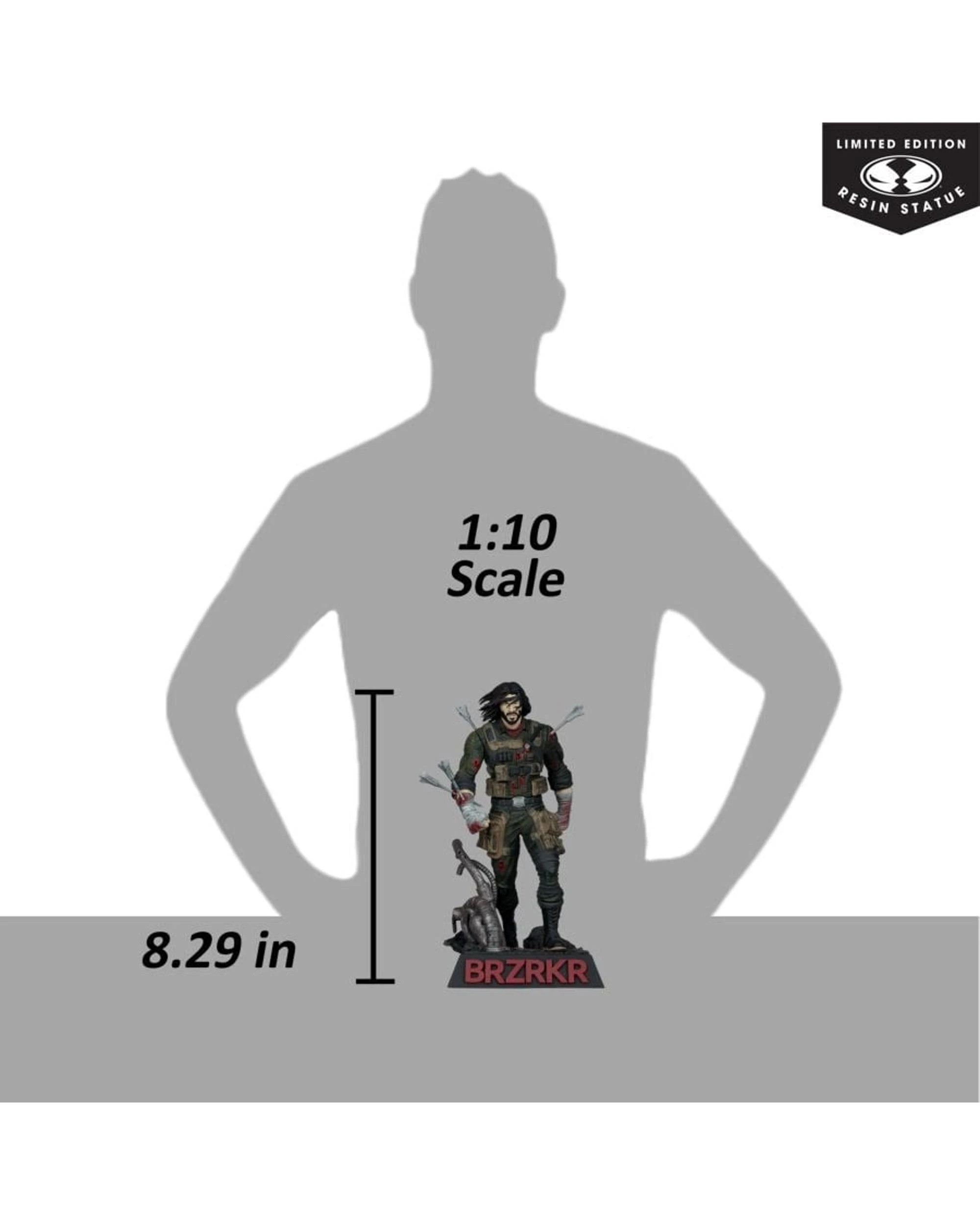 9 McFarlane BRZRKR B Limited Edition 1:10 Scale Resin Statue, 9 of 9