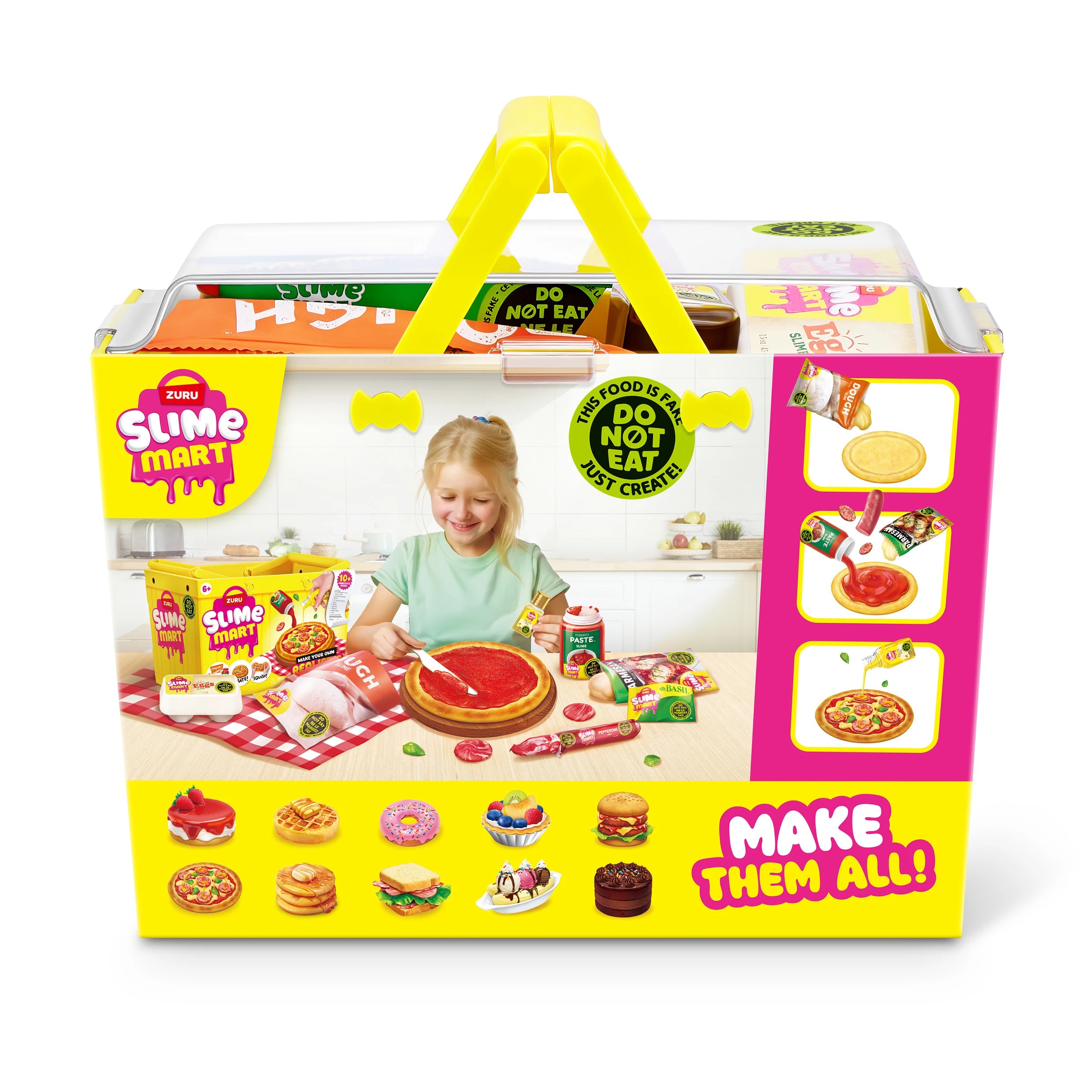 9 13 Piece Zuru Slime Mart Make Your Own Realistic Slime Food Playset - Pizza, 9 of 9