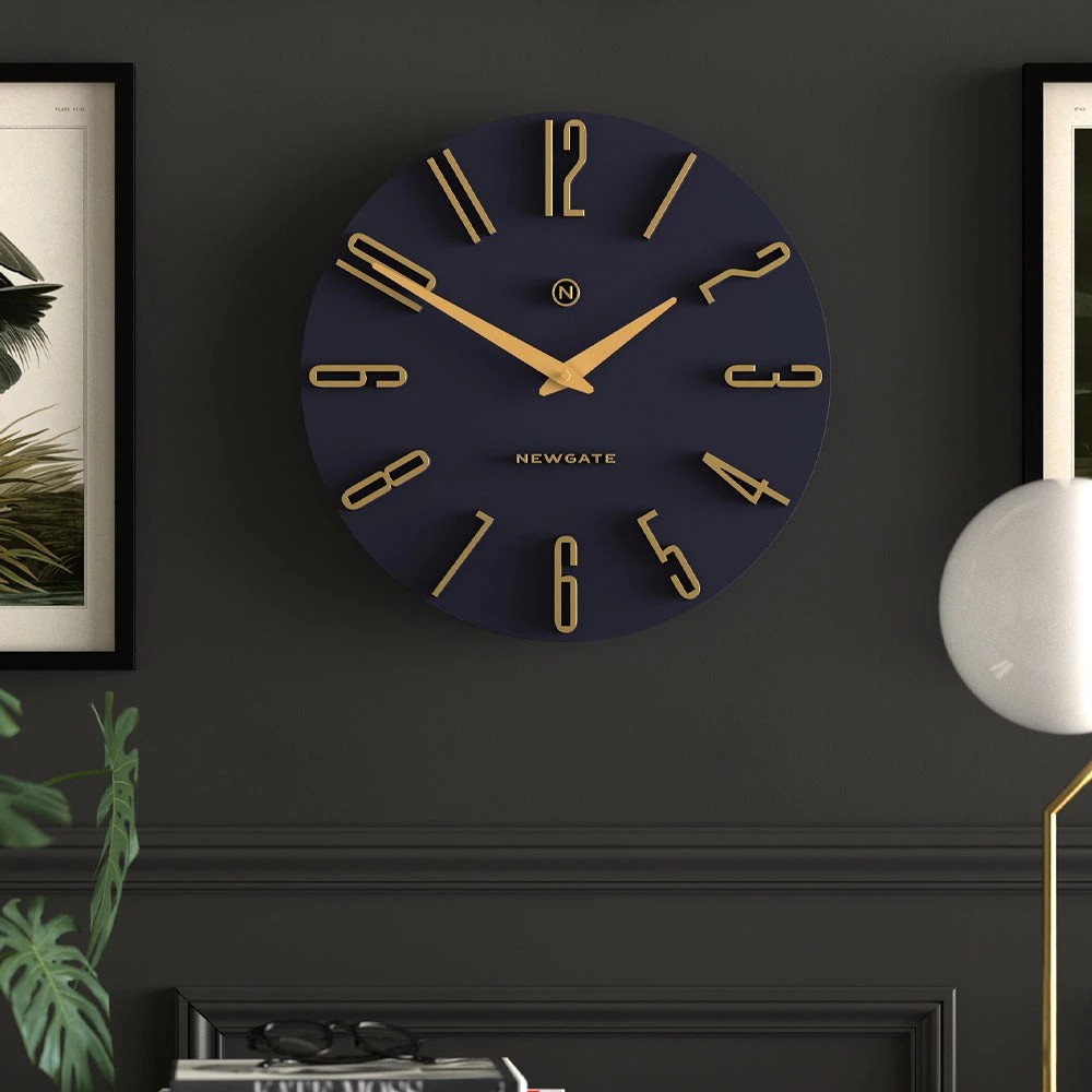 2 Newgate Empire State Wall Clock - Blue, 2 of 4