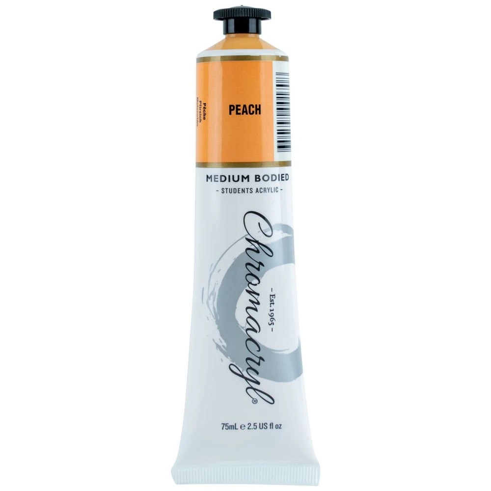 1 Chromacryl Student Acrylic Paint 75mL Peach, 1 of 1