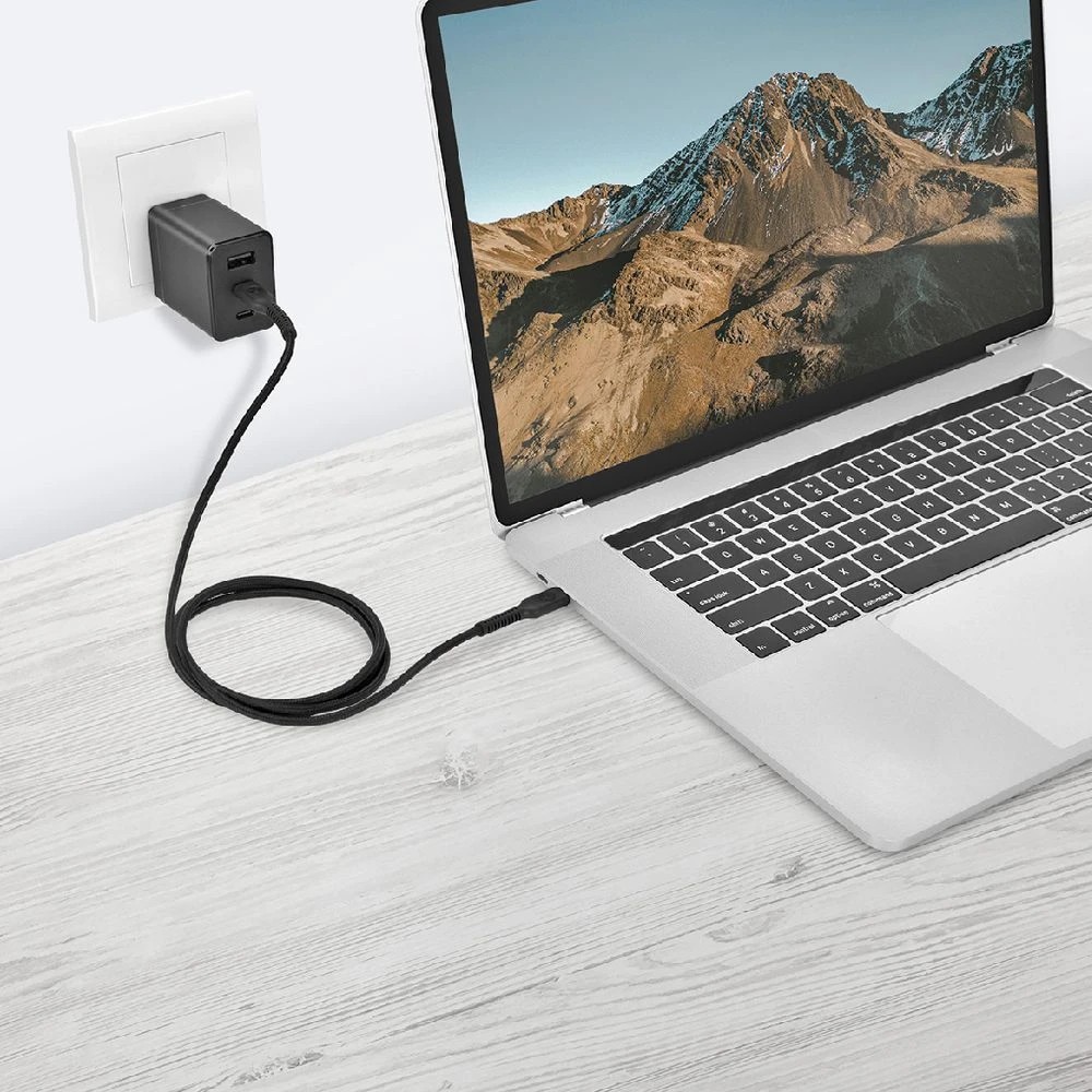 6 Bonelk Long-life Easy Grip USB-C to USB-C Cable 100W 3m Black, 6 of 6
