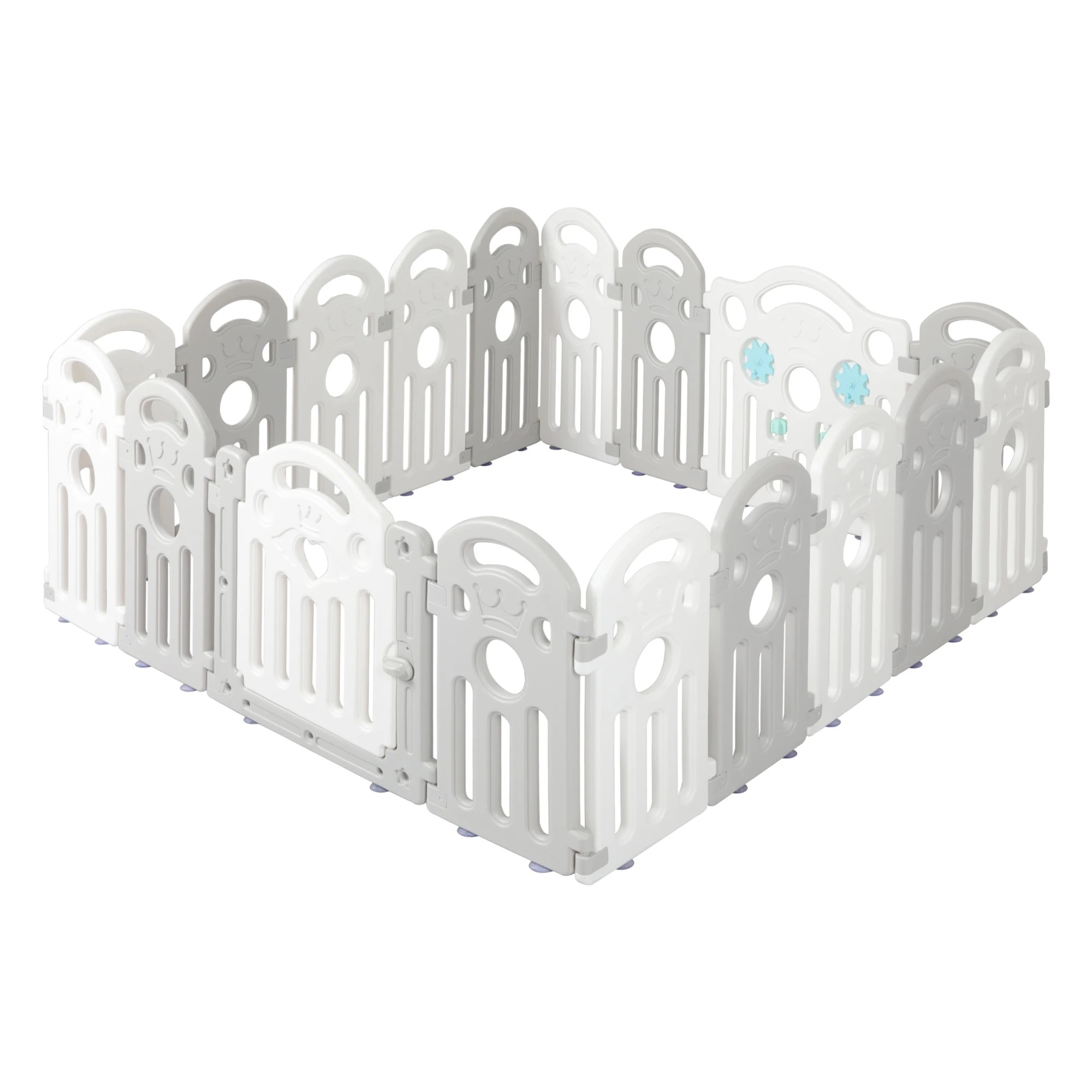 1 Bopeep 18-panel Baby Playpen 161x161x60cm, 1 of 6