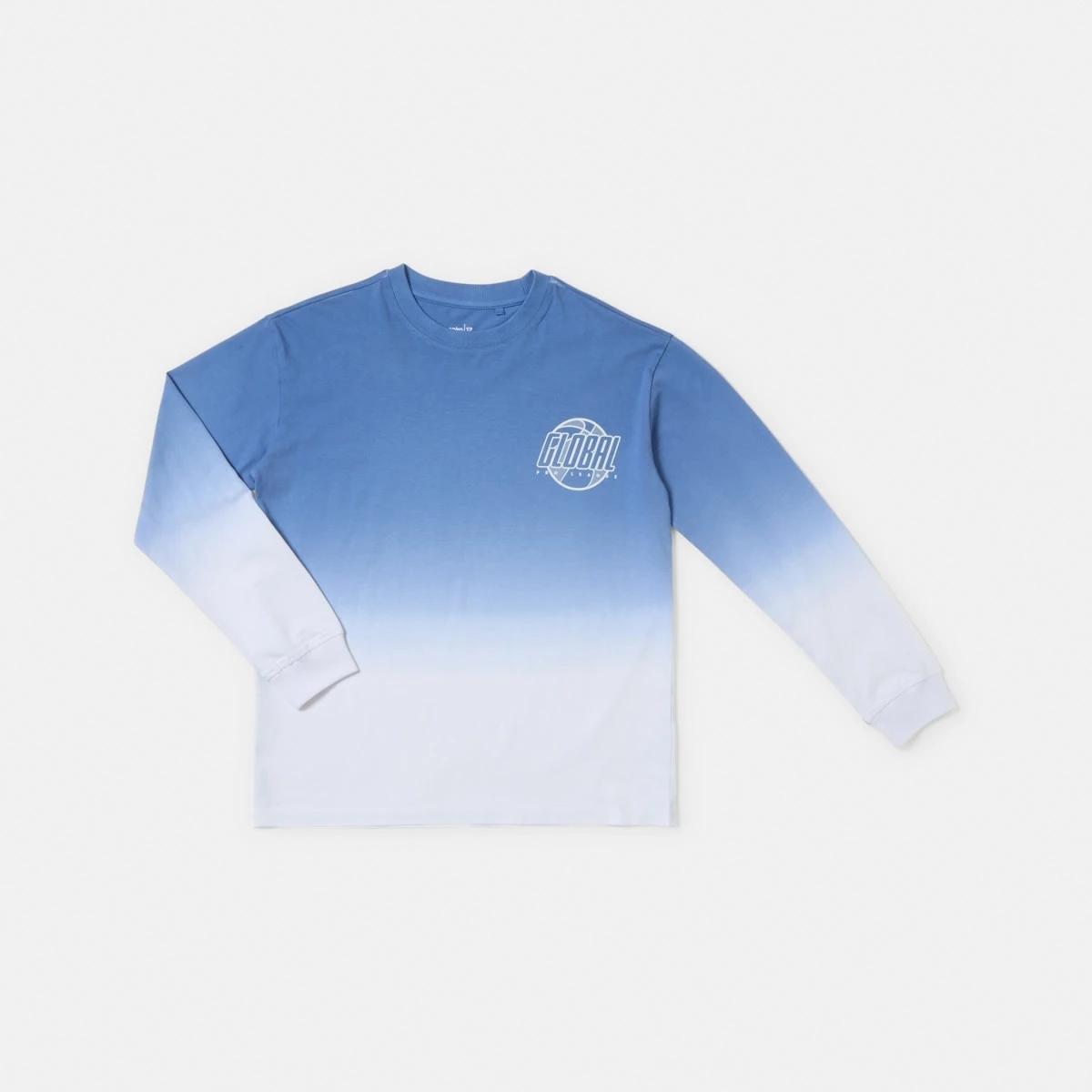 7 Long Sleeve Cuff Skate Print T-shirt Blu Biombr, 7 of 8