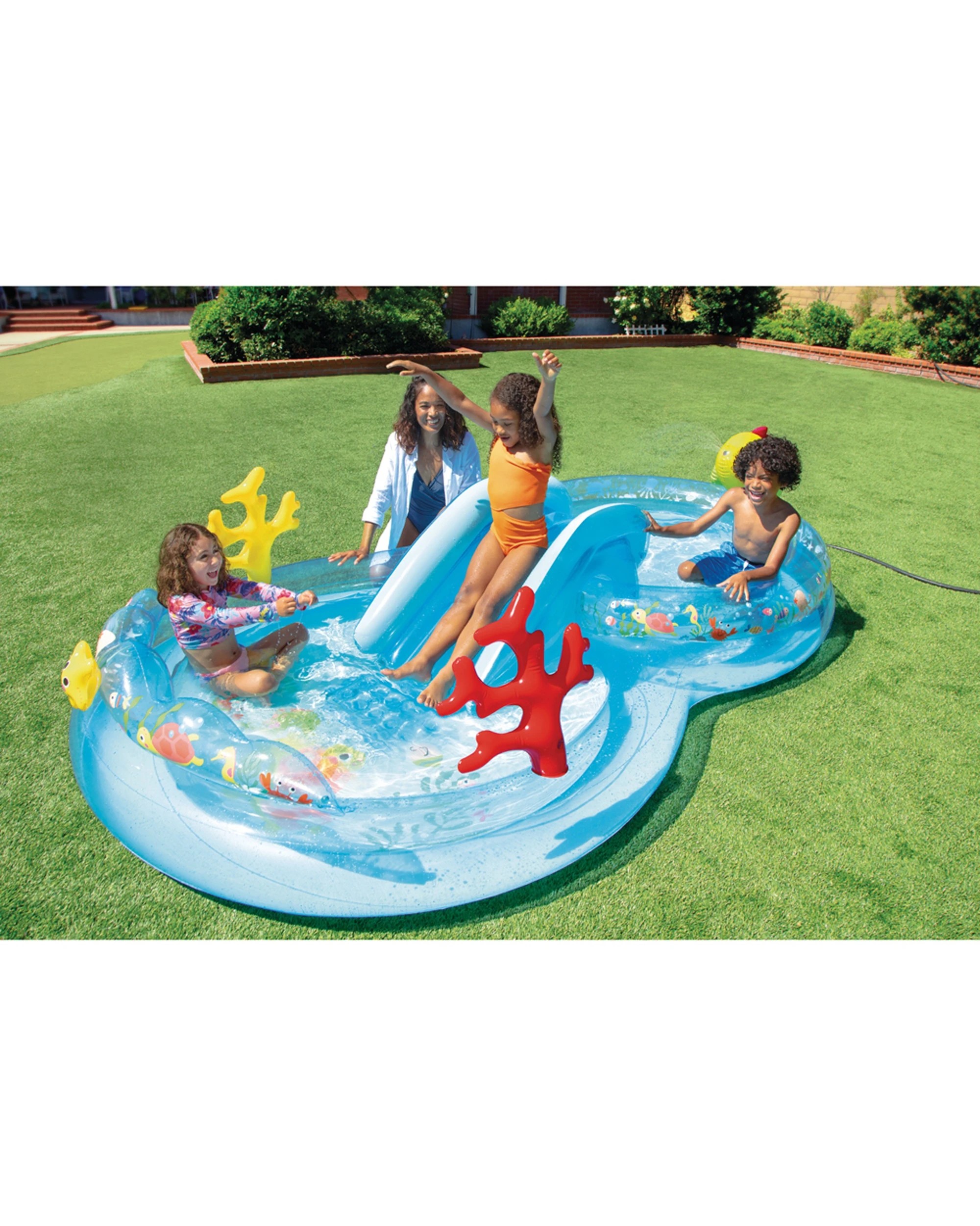 INTEX Under The Sea Play Center Kids Child Inflatable Pool 3.10m Vinyl ...