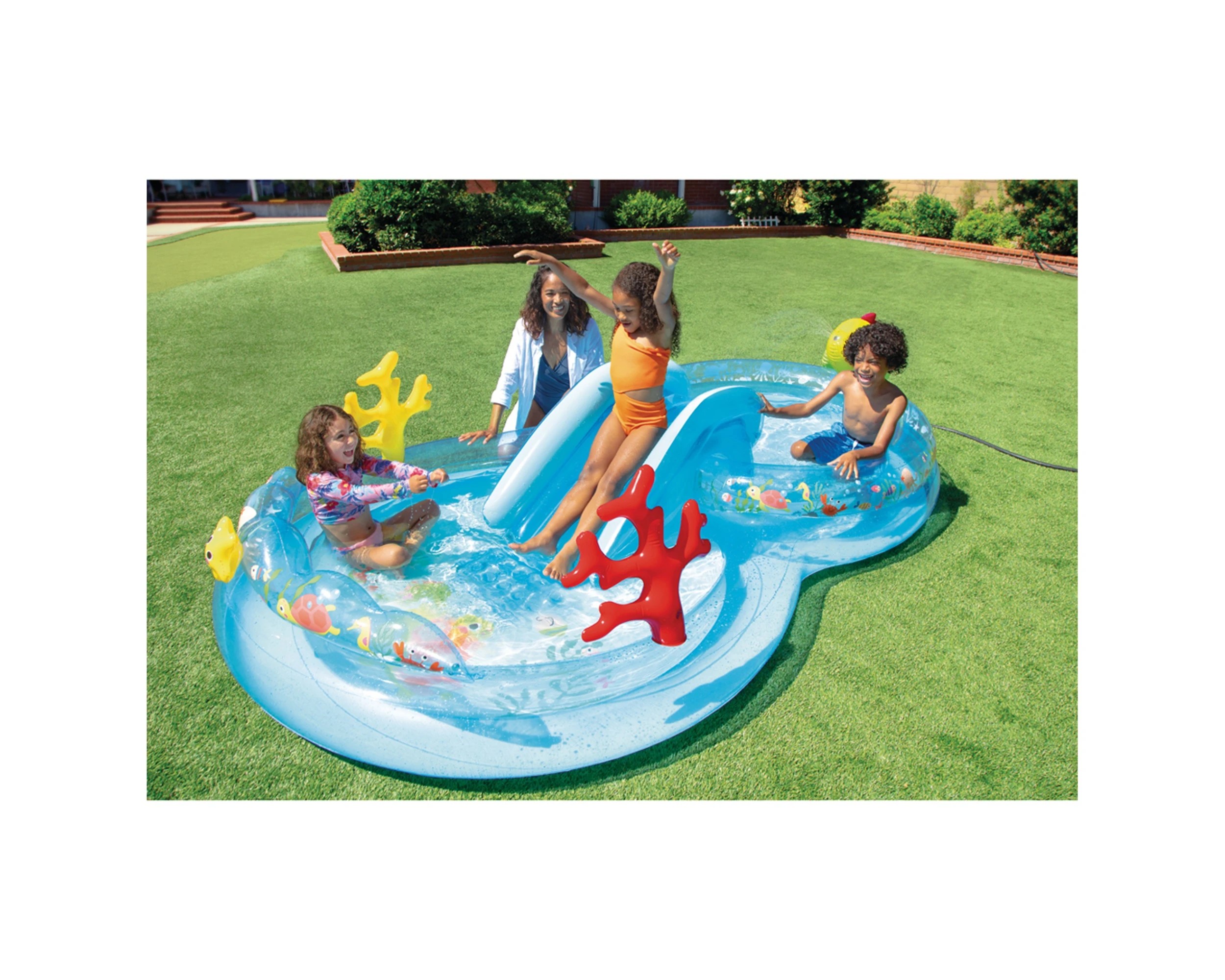 6 INTEX Under The Sea Play Center Kids Child Inflatable Pool 3.10m Vinyl - Blue, 6 of 9