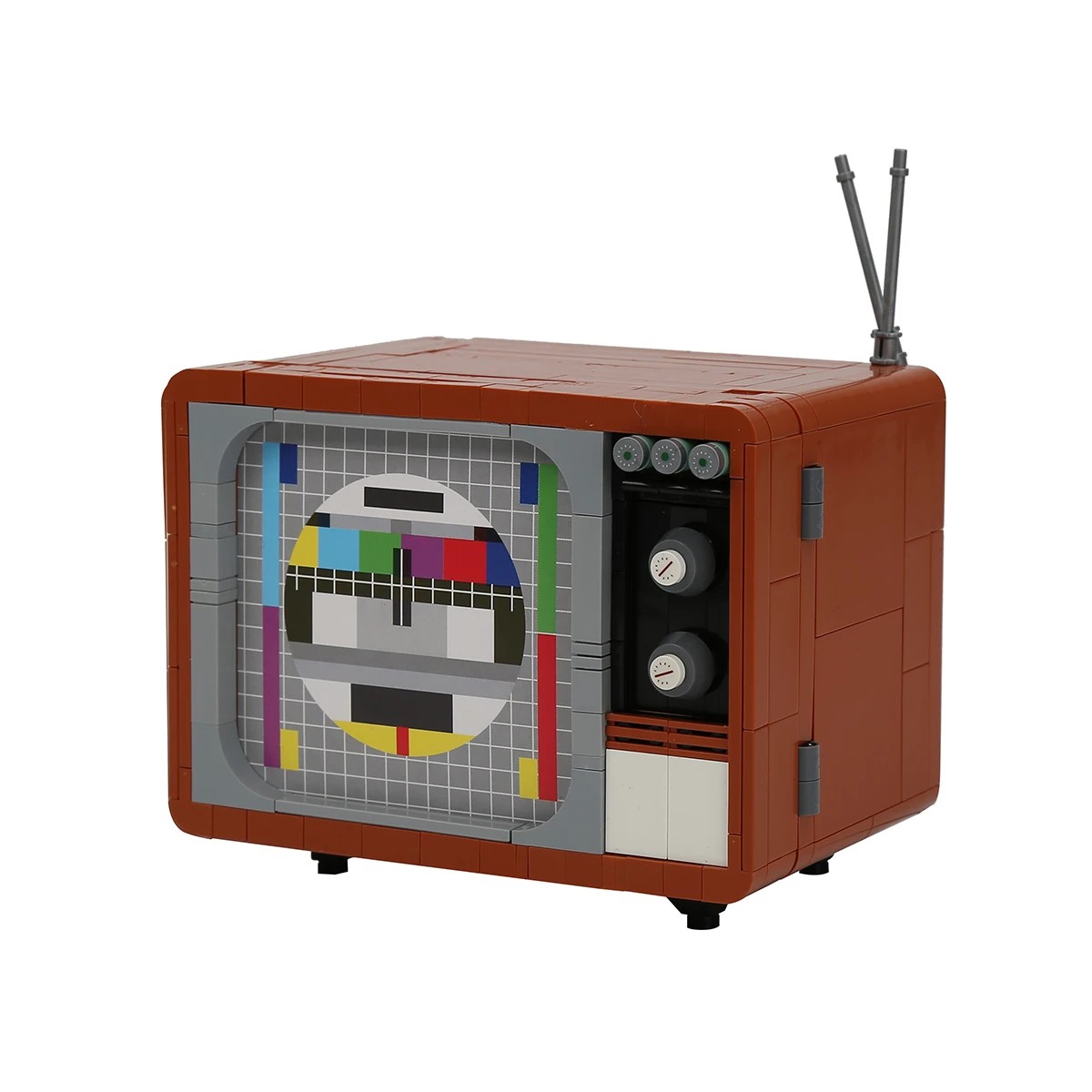 2 535 Pieces Mini Blocks Appliance Series: Retro TV, 2 of 9
