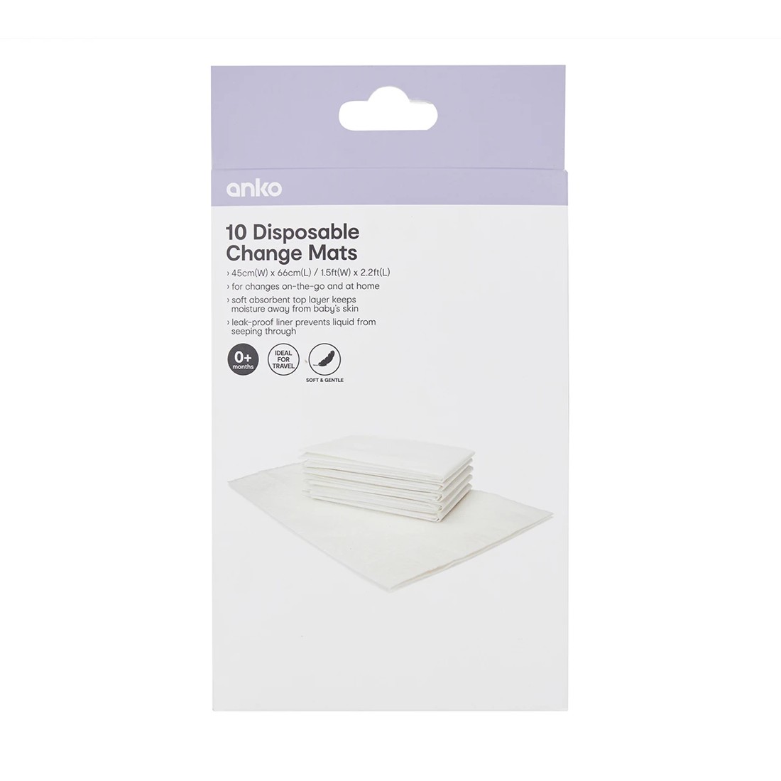 4 10 Pack Disposable Change Mats, 4 of 4