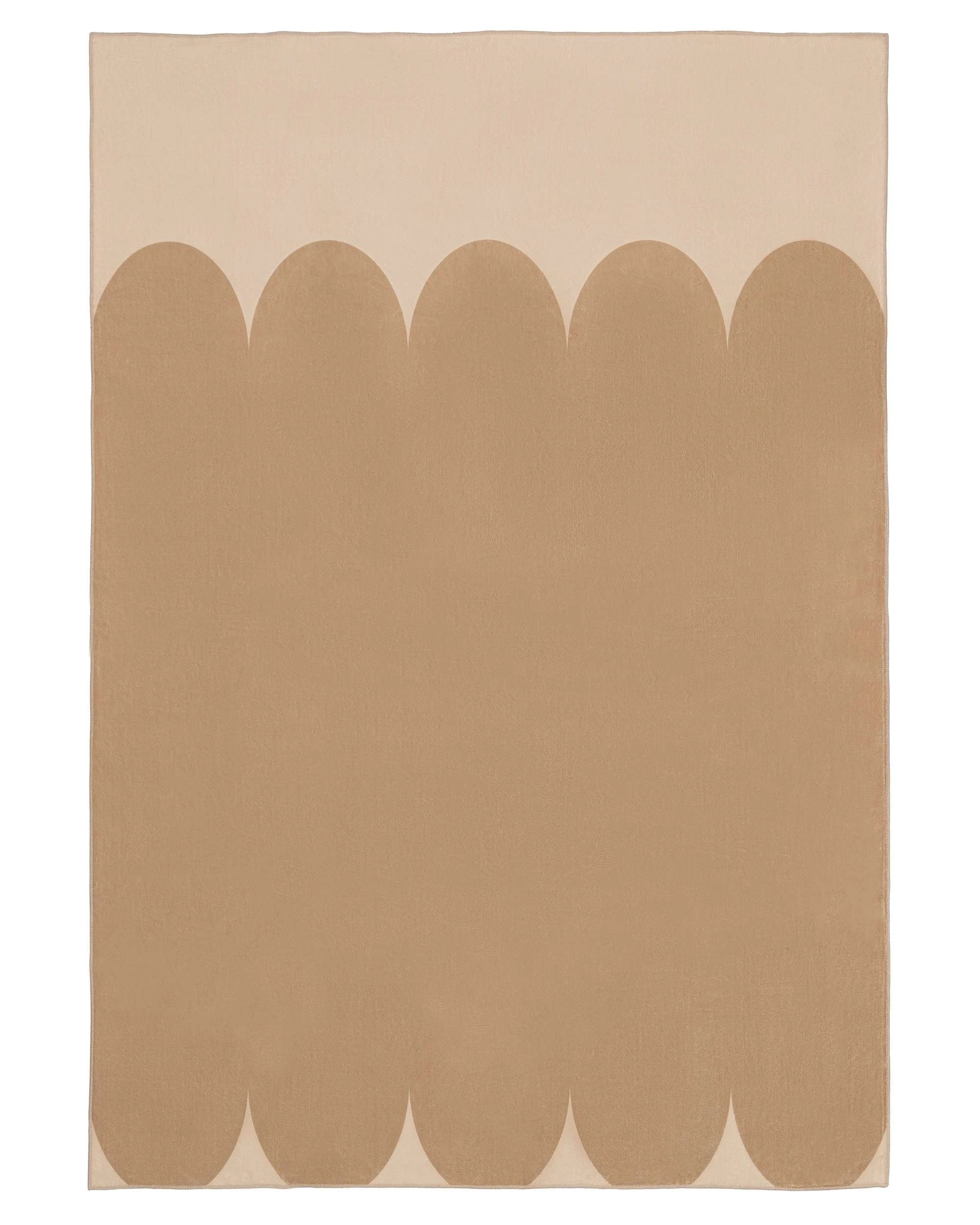 1 Loopsie Ene Printed Washable Rug-370cm x 270cm - Beige, 1 of 8