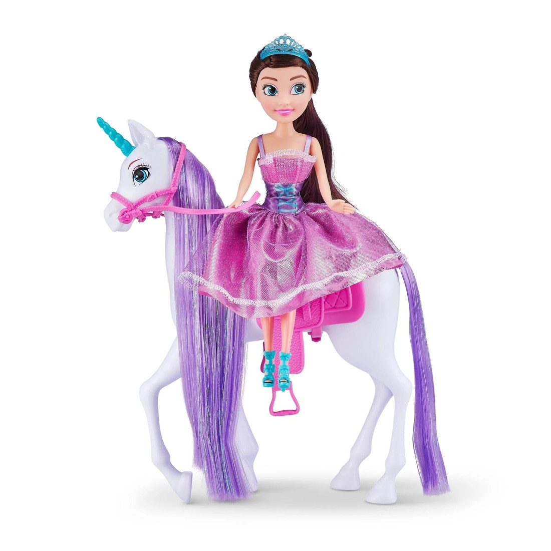 3 Sparkle Girlz Unicorn and Princess Doll Set by ZURU - Pink, 3 of 10