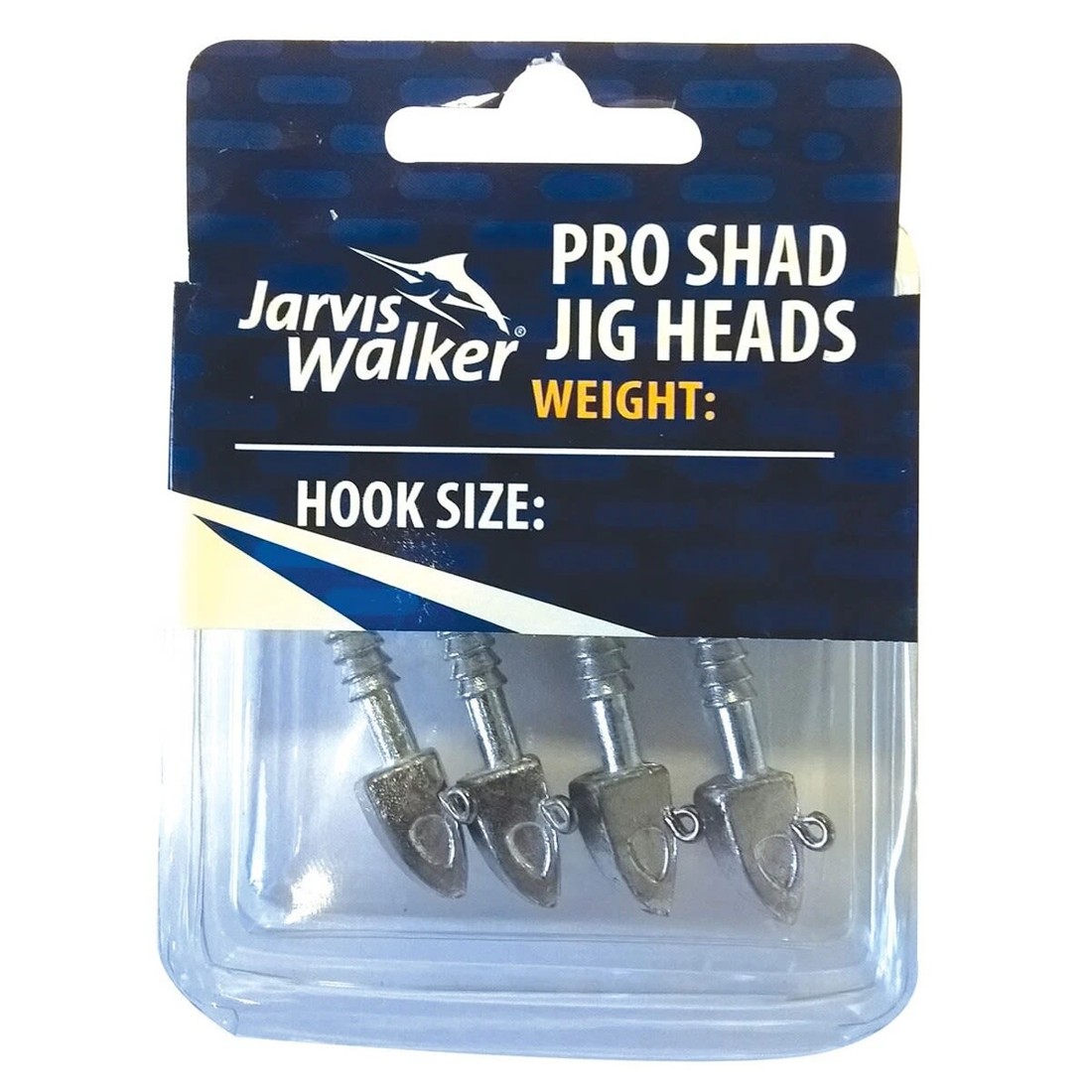 1 6 Pack Jarvis Walker Pro Shad Jig Heads 1/8oz. Size 2, 1 of 5