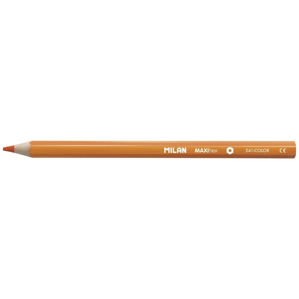 2 Milan Maxi Hexagonal Coloured Pencils Assorted 12 Pack, 2 of 2
