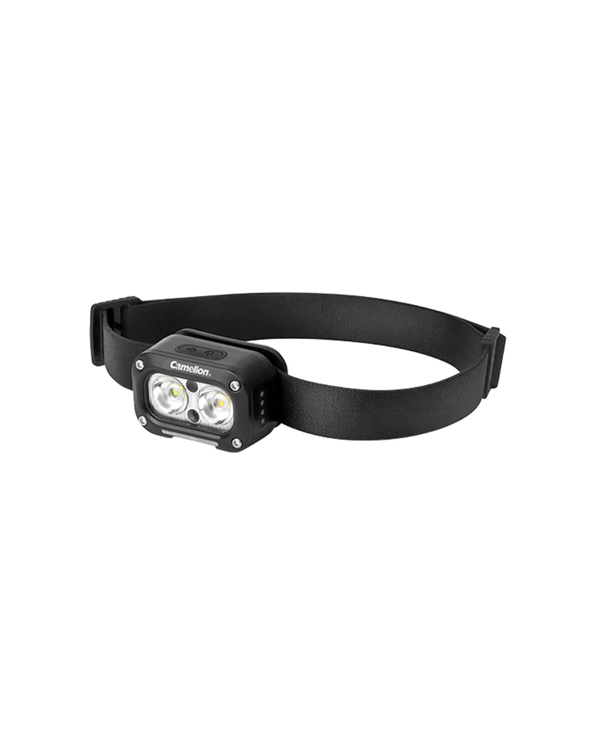 1 Camelion Rechargeable Dual Sensor Headlight USB C - Black, 1 of 2