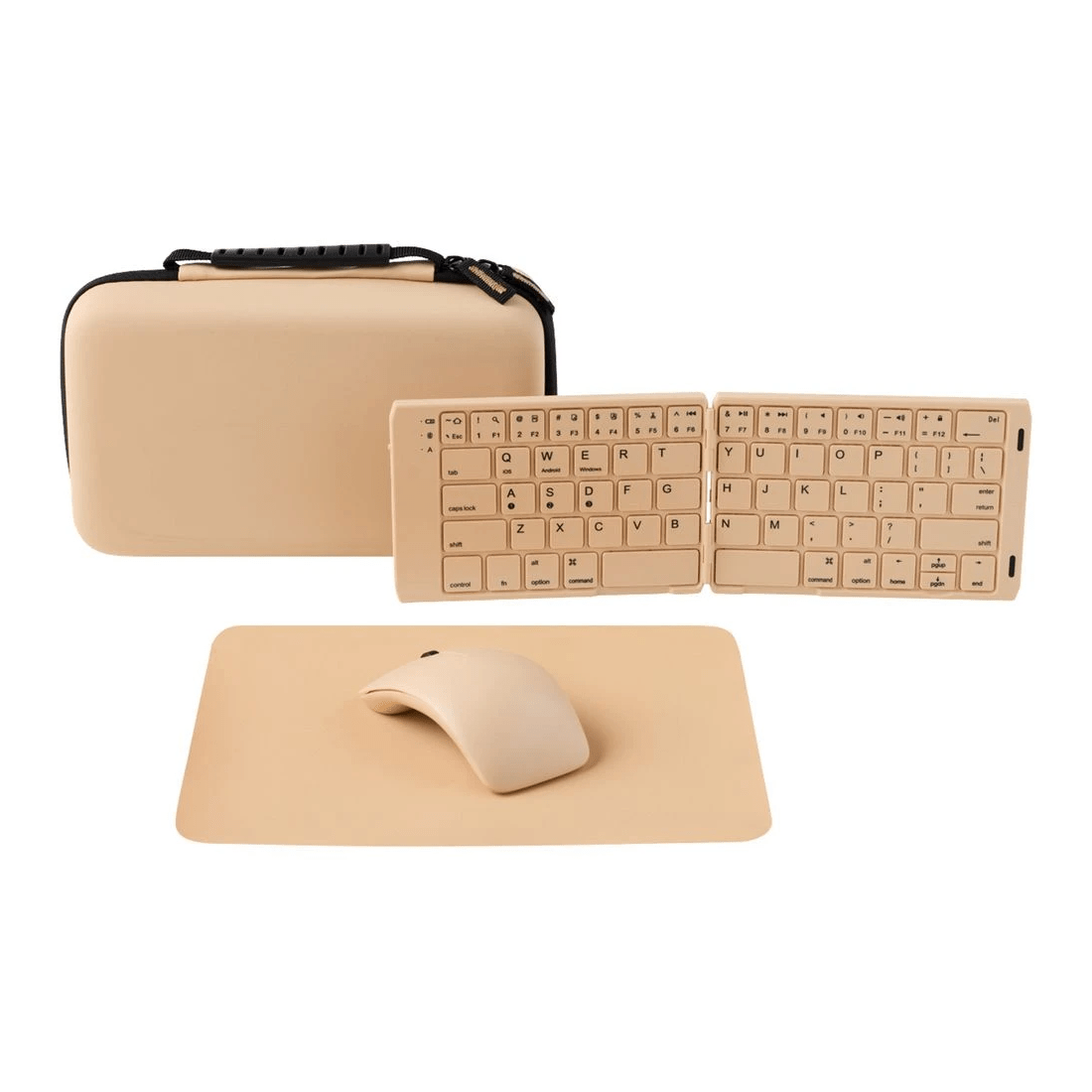 1 Otto On The Go Mouse and Keyboard Travel Pack Tan, 1 of 5