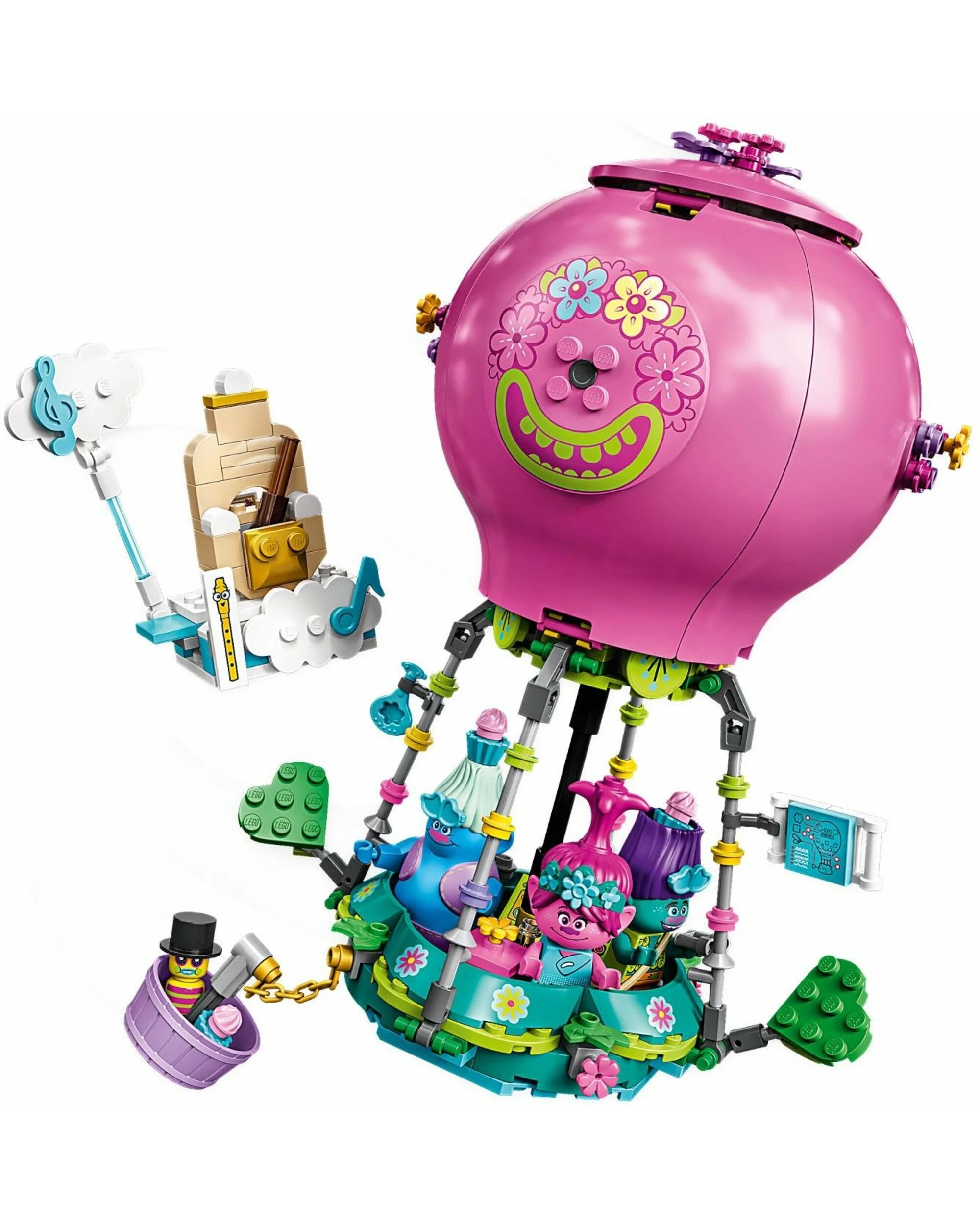 2 LEGO 41252 Trolls Poppy's Hot Air Balloon Adventure Toy, 2 of 5