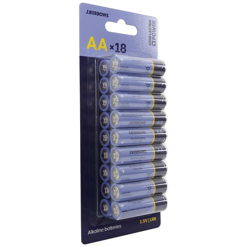 3 J.Burrows AA Batteries 18 Pack, 3 of 6