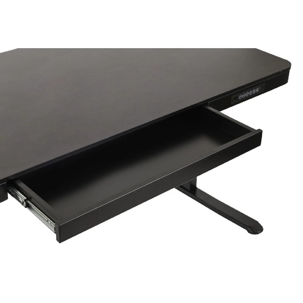 8 Newhaven Electric Sit Stand Desk with Drawer 1500mm Black Desks, Tables and Workstations, 8 of 10
